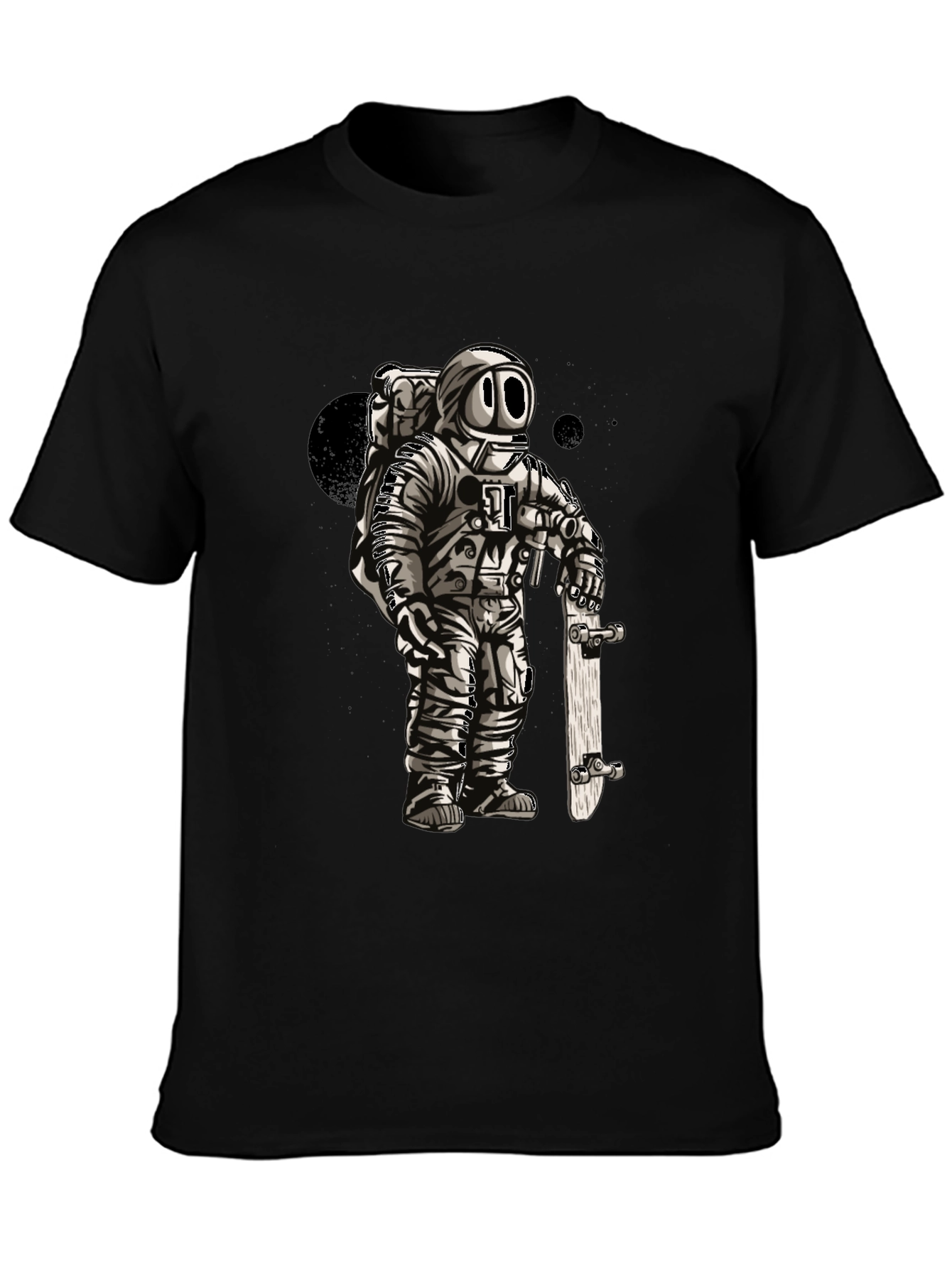 Astronaut Skateboarder Graphic T-Shirt