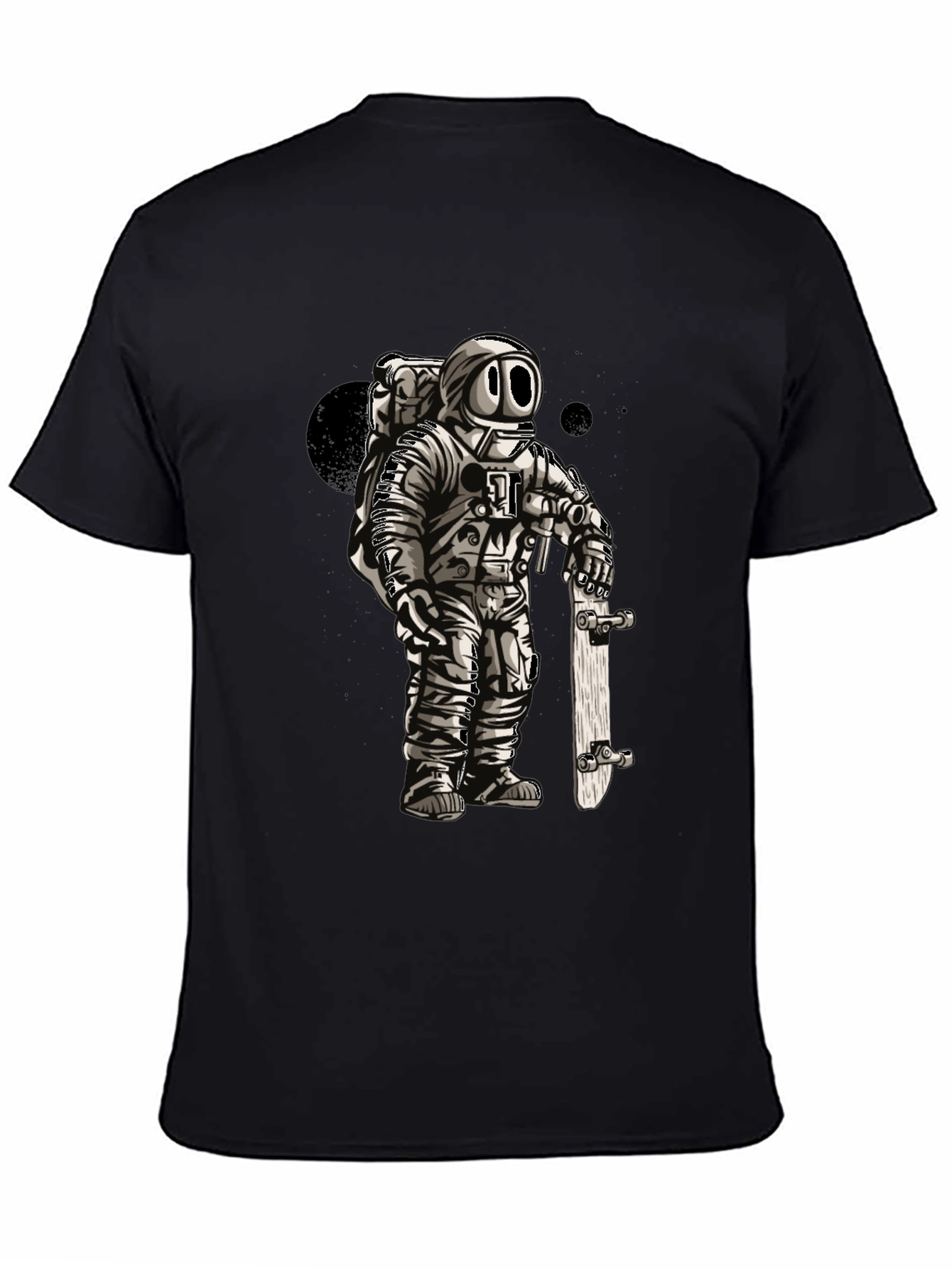 Astronaut Skateboarder Graphic T-Shirt