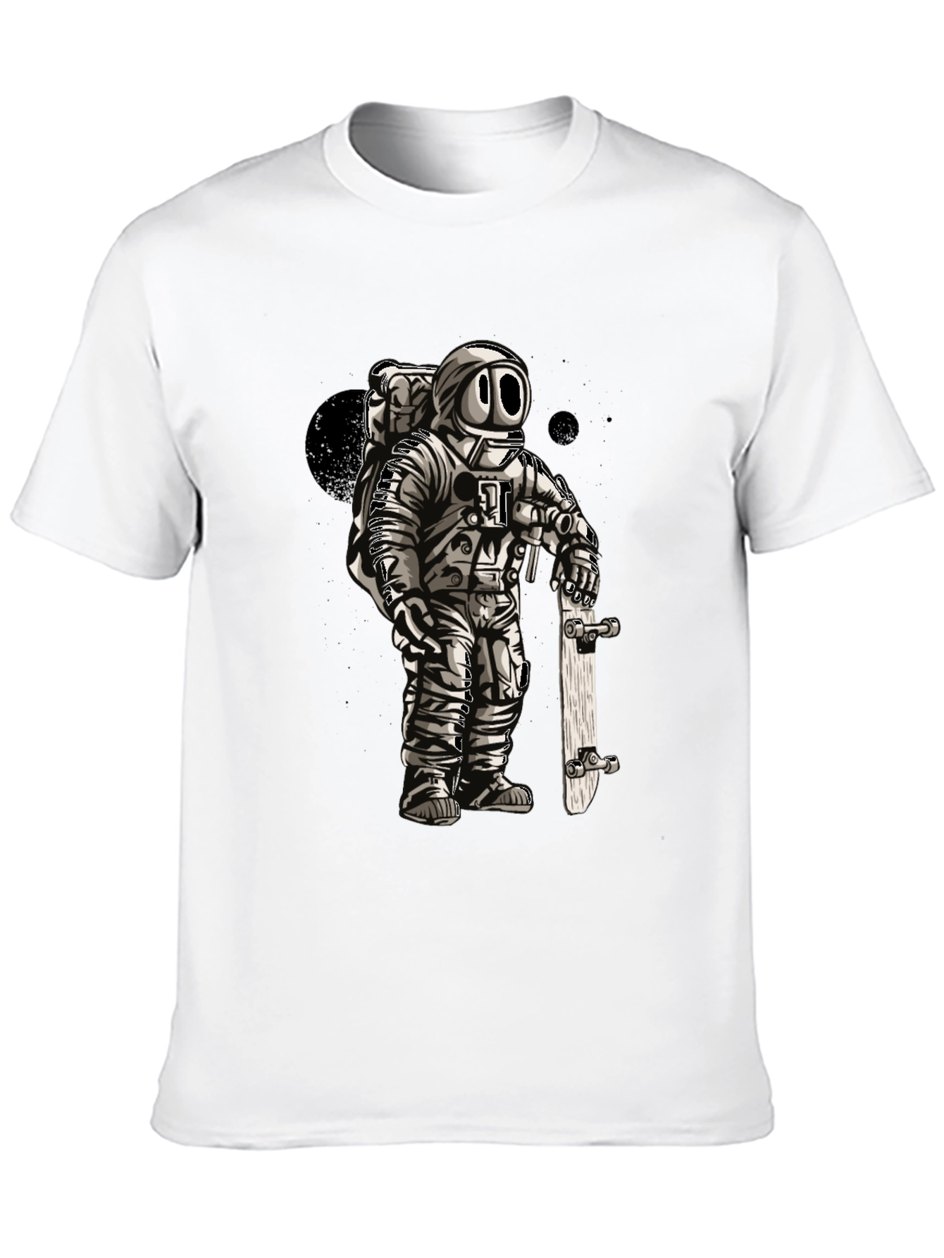 Astronaut Skateboarder Graphic T-Shirt
