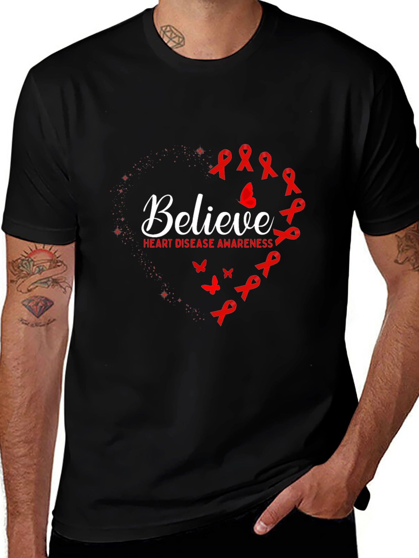 Believe Heart Disease Awareness T-Shirt