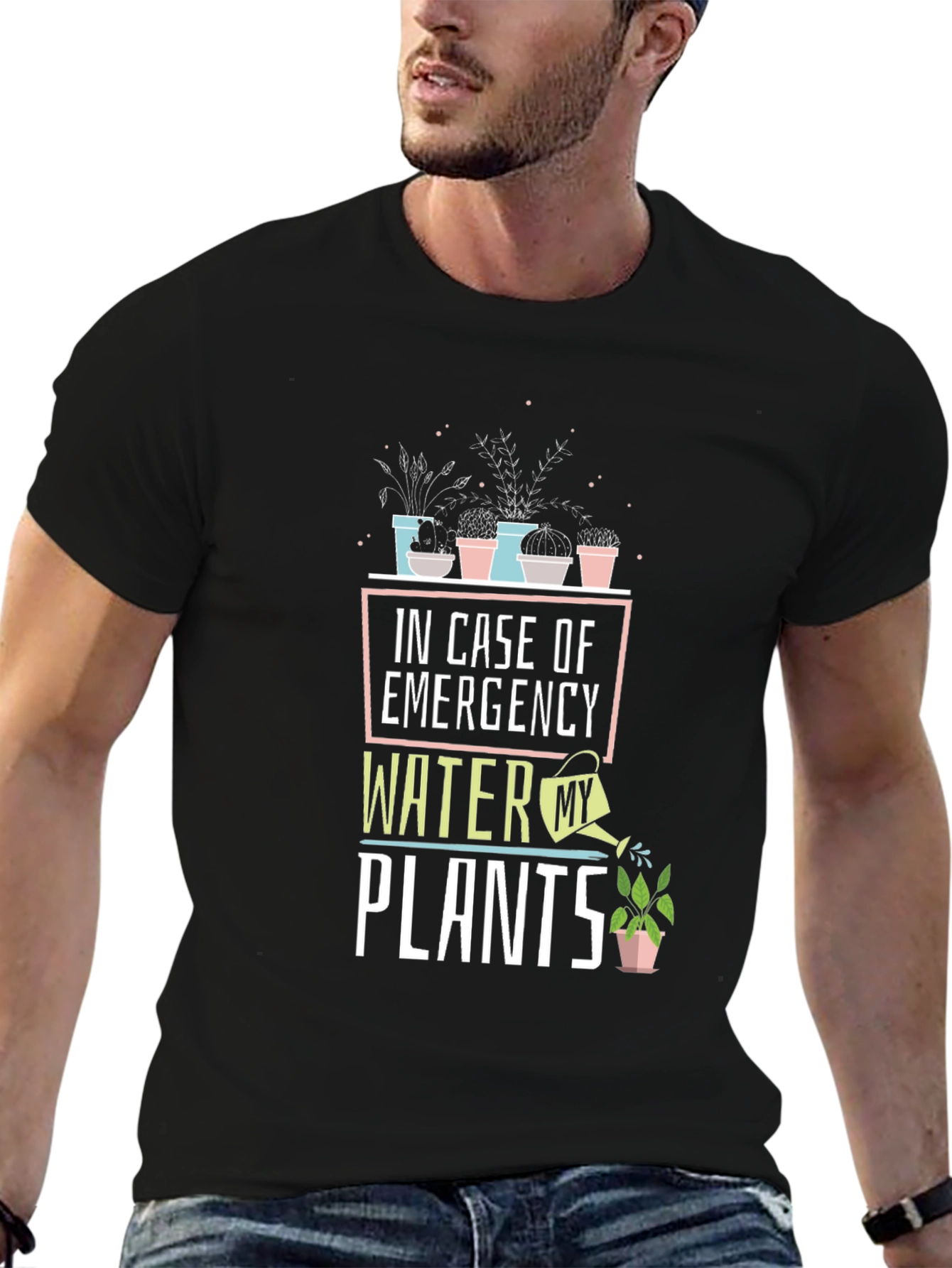 In Case of Emergency Water My Plants Graphic Tee