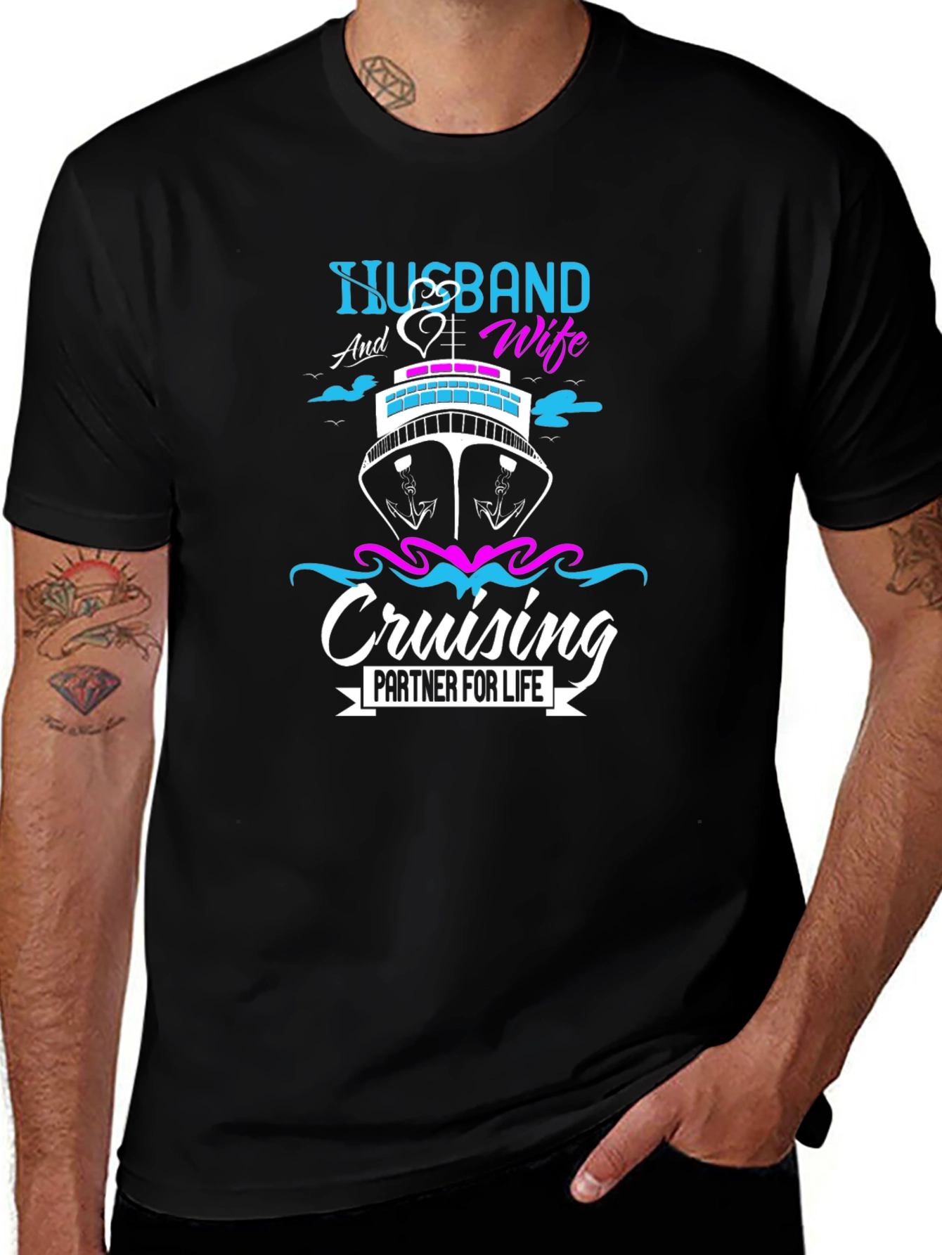 Husband and Wife Cruising Partner T-Shirt