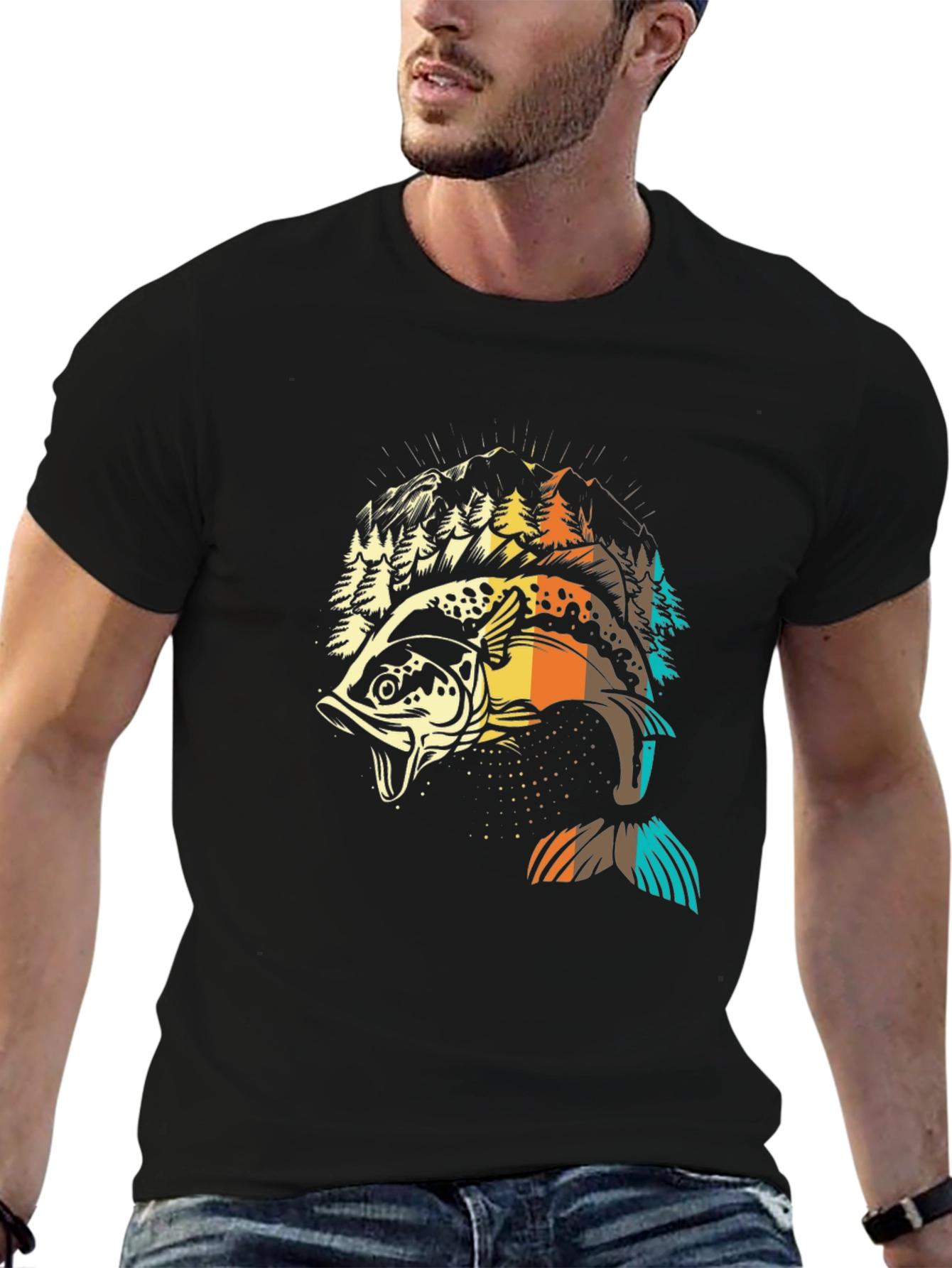 Fishing Graphic T-Shirt
