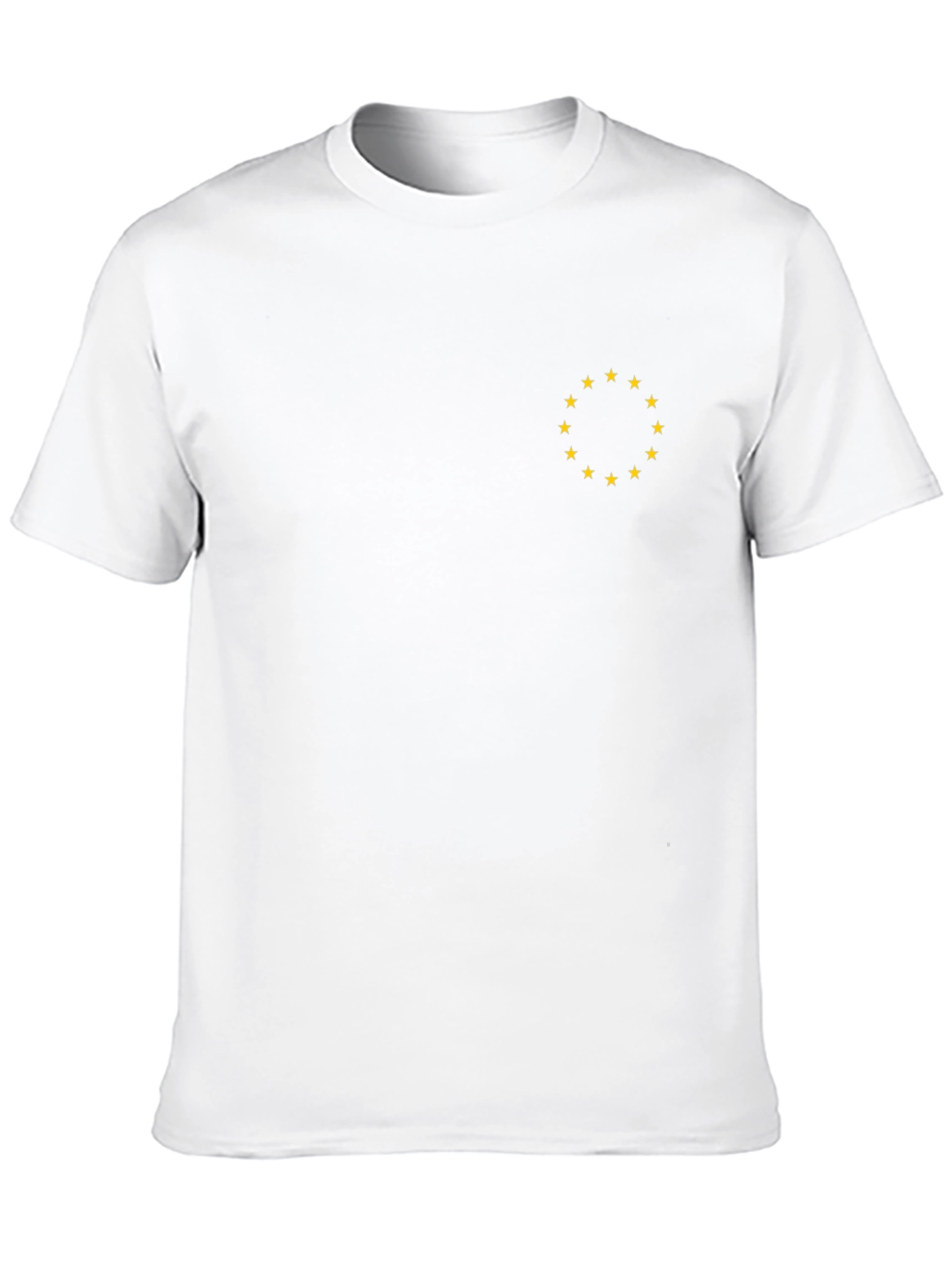Black T-Shirt with Circle of Stars