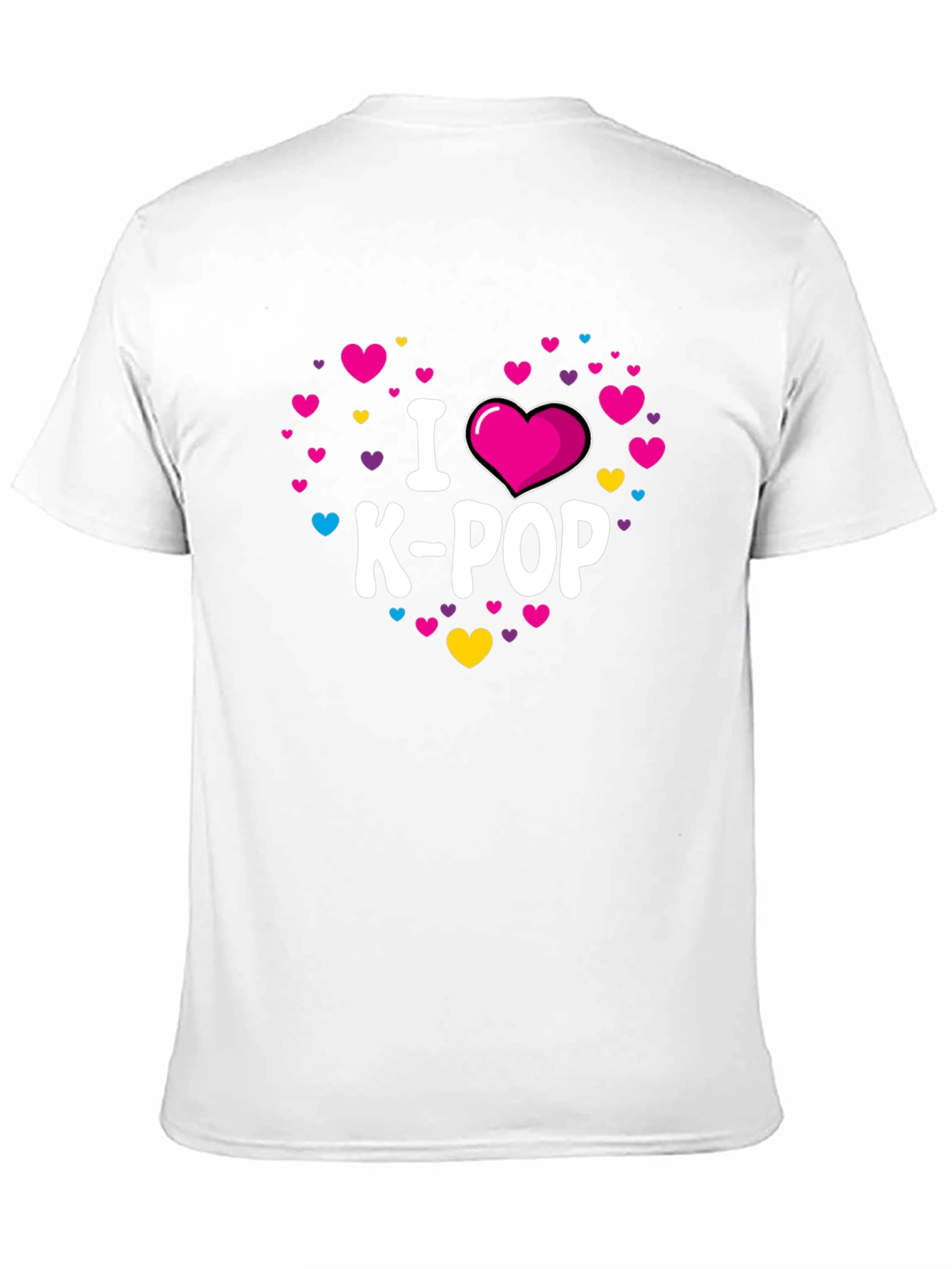 I Heart K-Pop Graphic Tee - Black Cotton T-Shirt