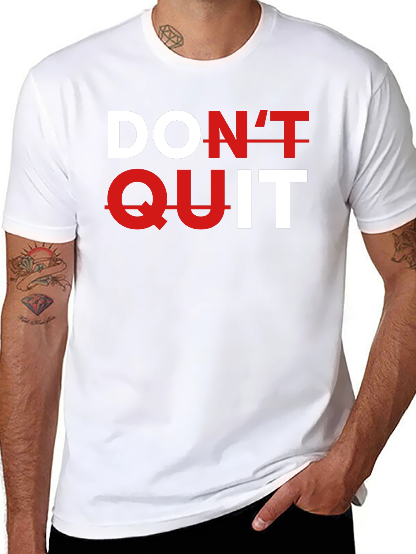 Dont Quit Black Graphic Tee