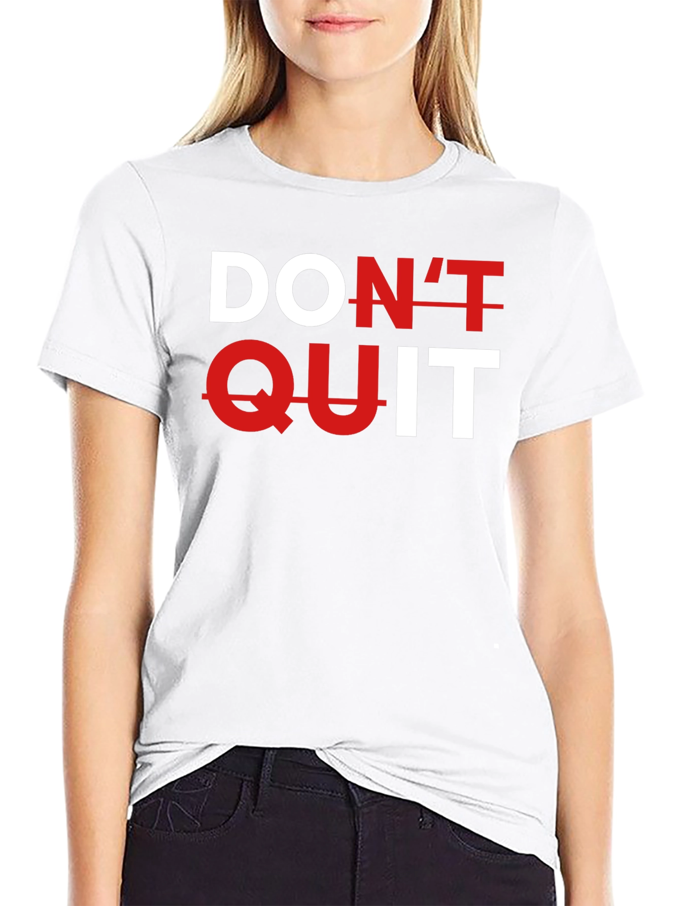 Dont Quit Black Graphic Tee