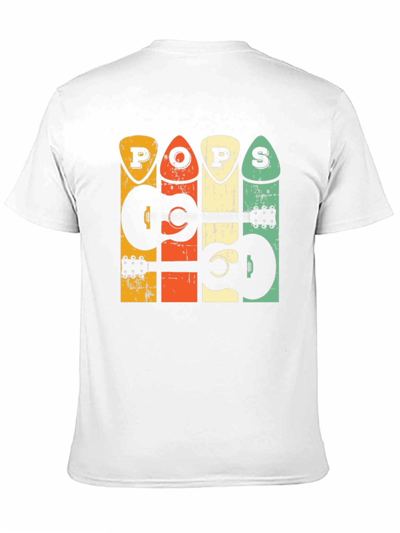 Retro Pops Guitar Graphic T-Shirt
