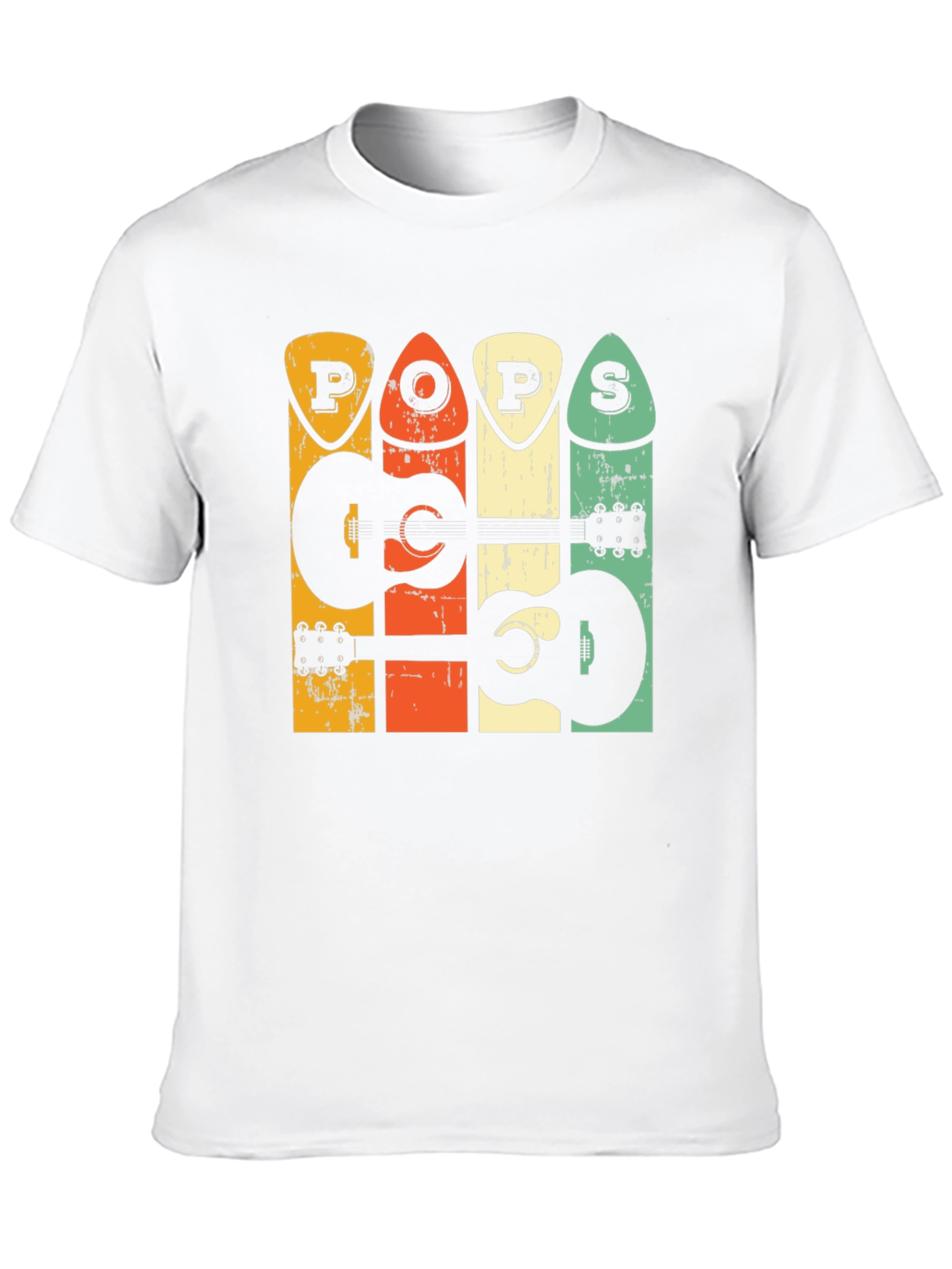 Retro Pops Guitar Graphic T-Shirt