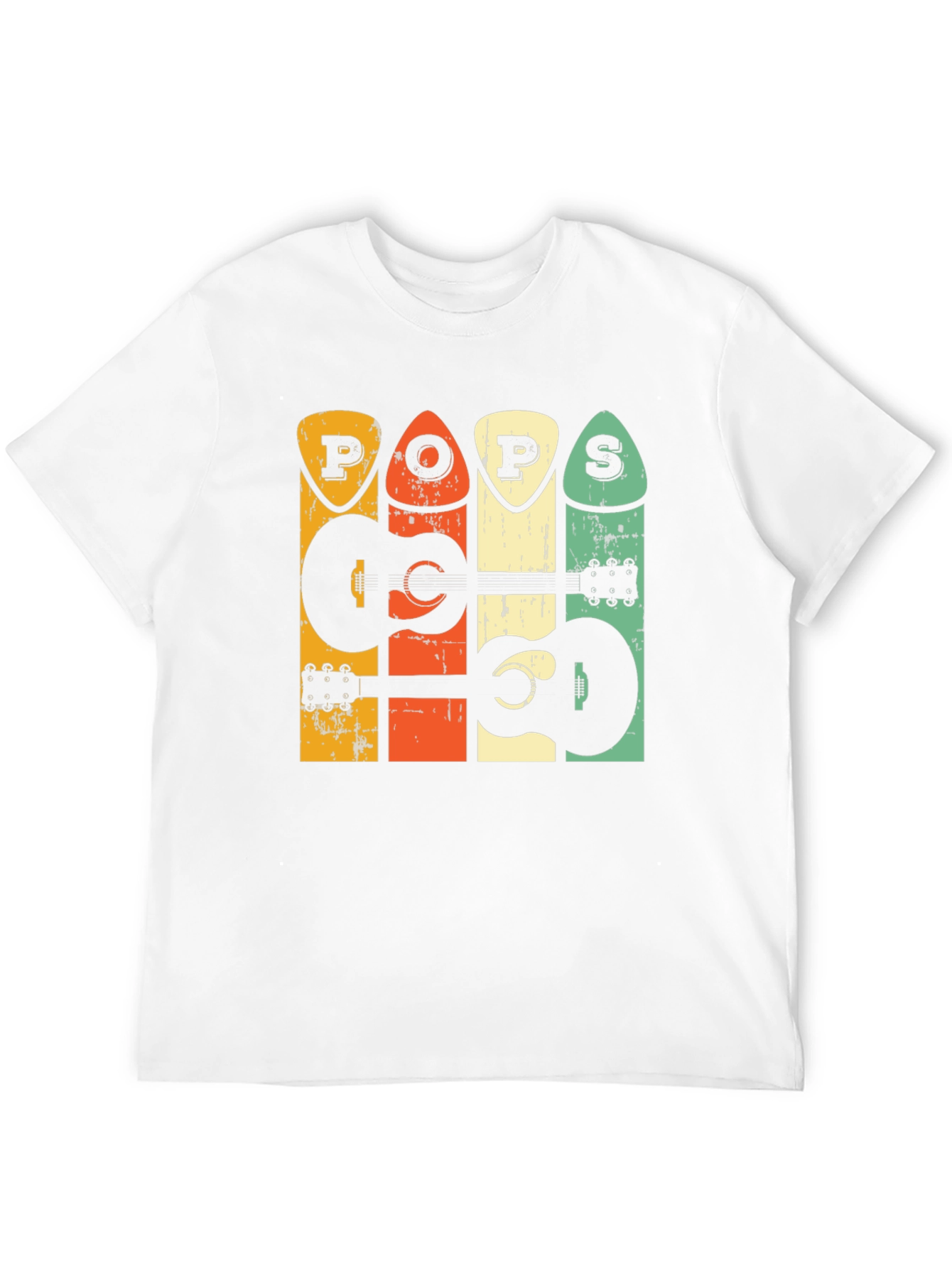Retro Pops Guitar Graphic T-Shirt