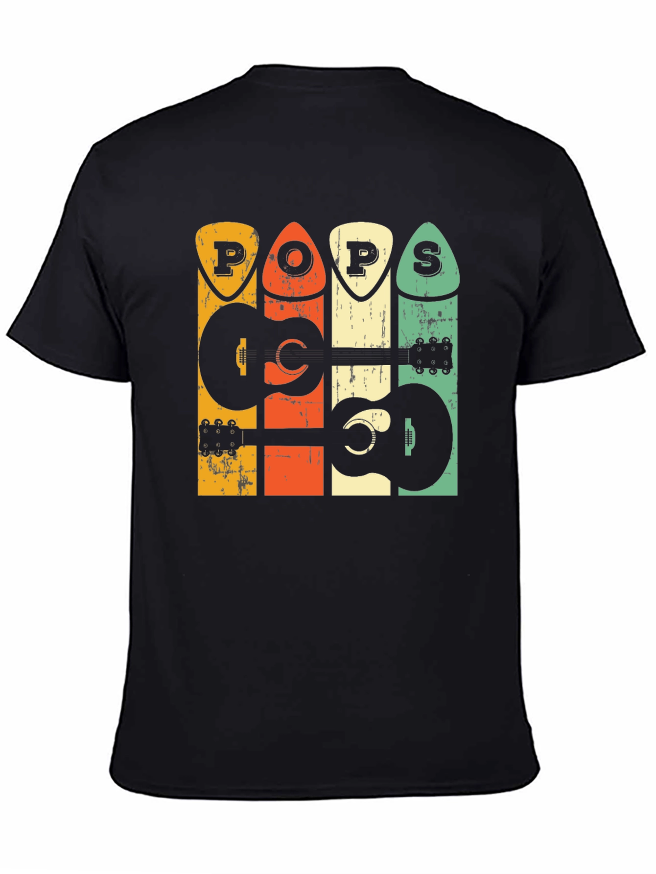 Retro Pops Guitar Graphic T-Shirt