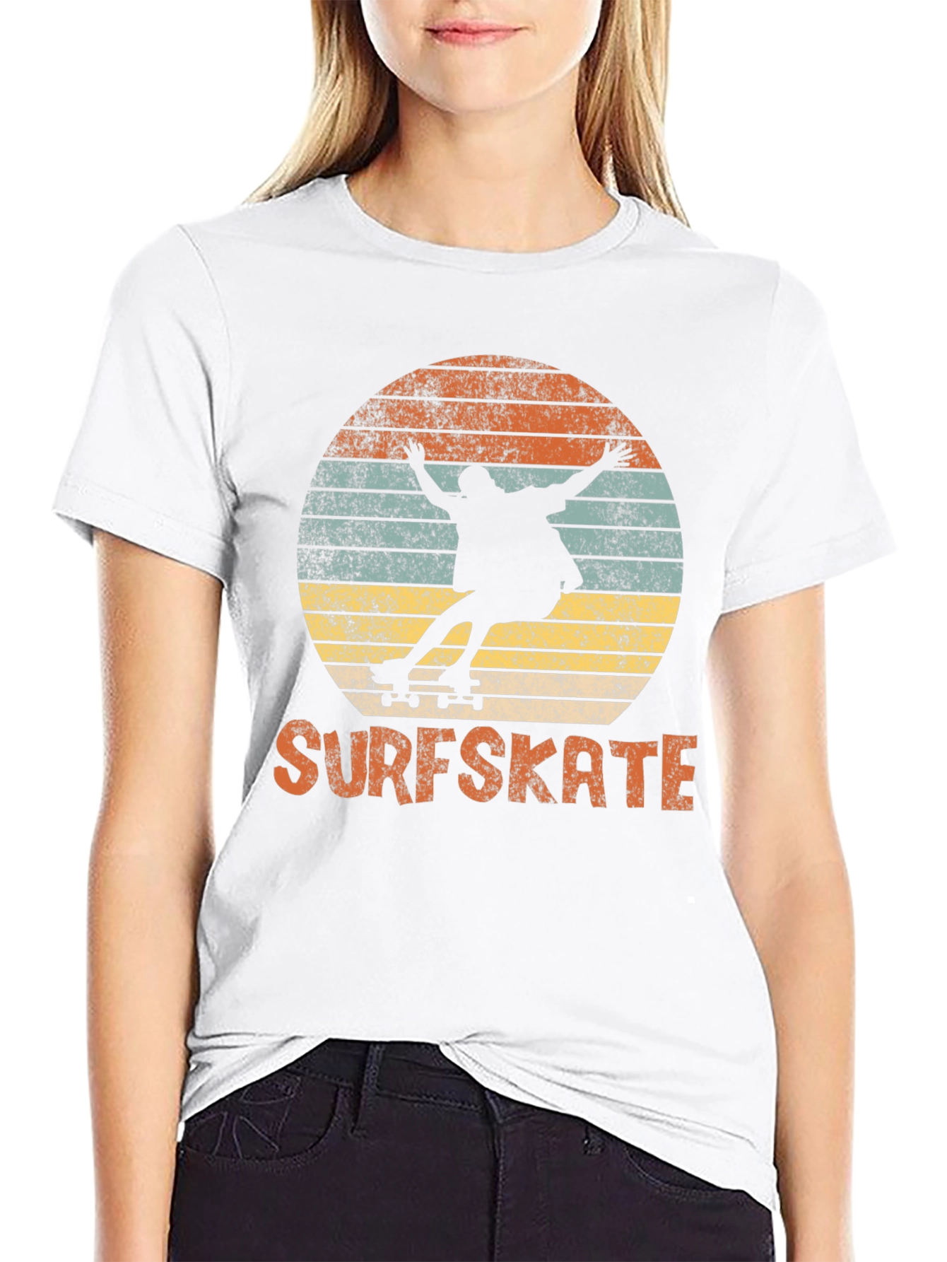 Surfskate Retro Sunset T-Shirt