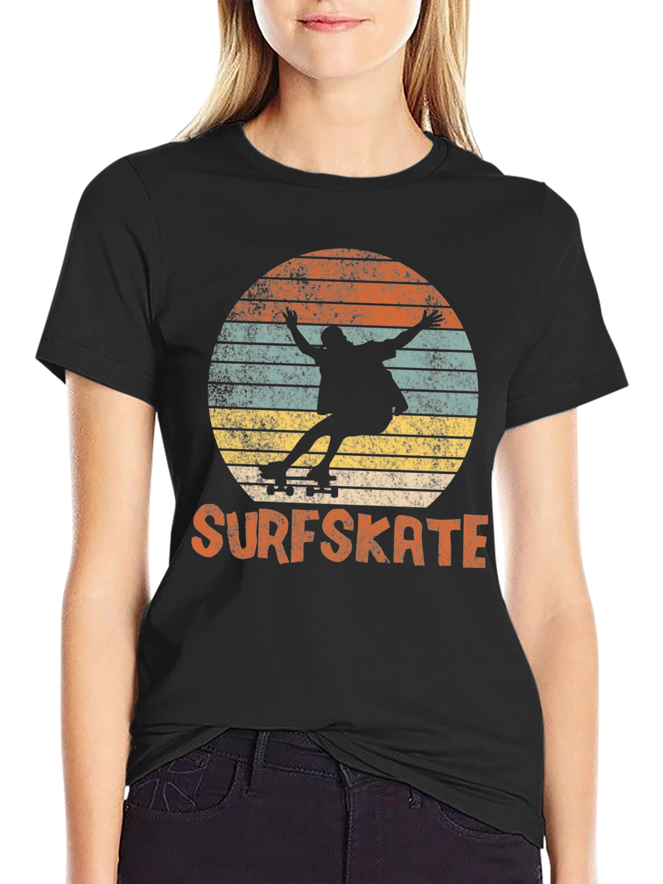 Surfskate Retro Sunset T-Shirt