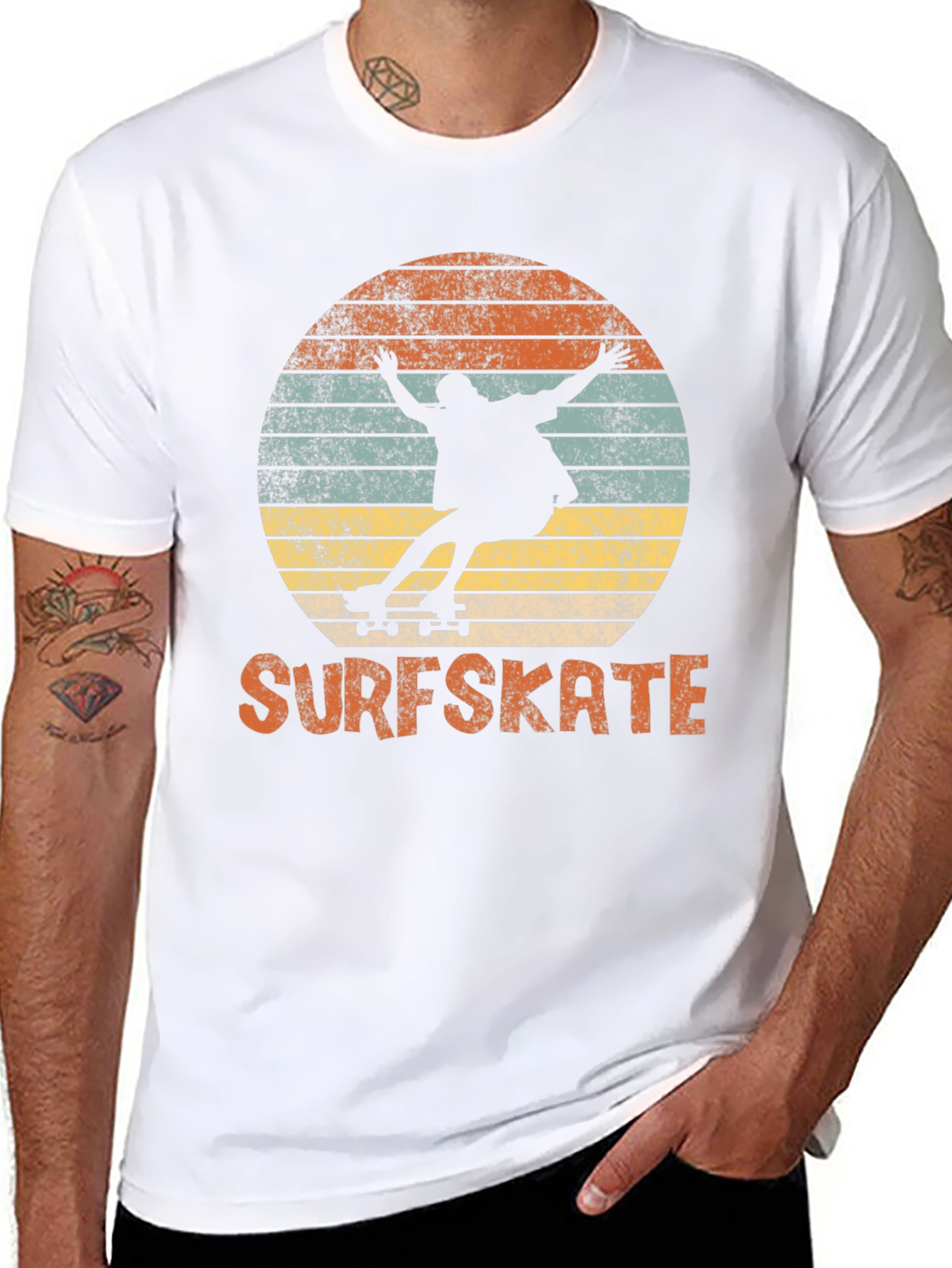 Surfskate Retro Sunset T-Shirt