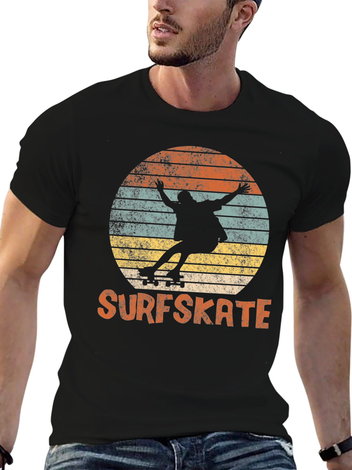 Surfskate Retro Sunset T-Shirt