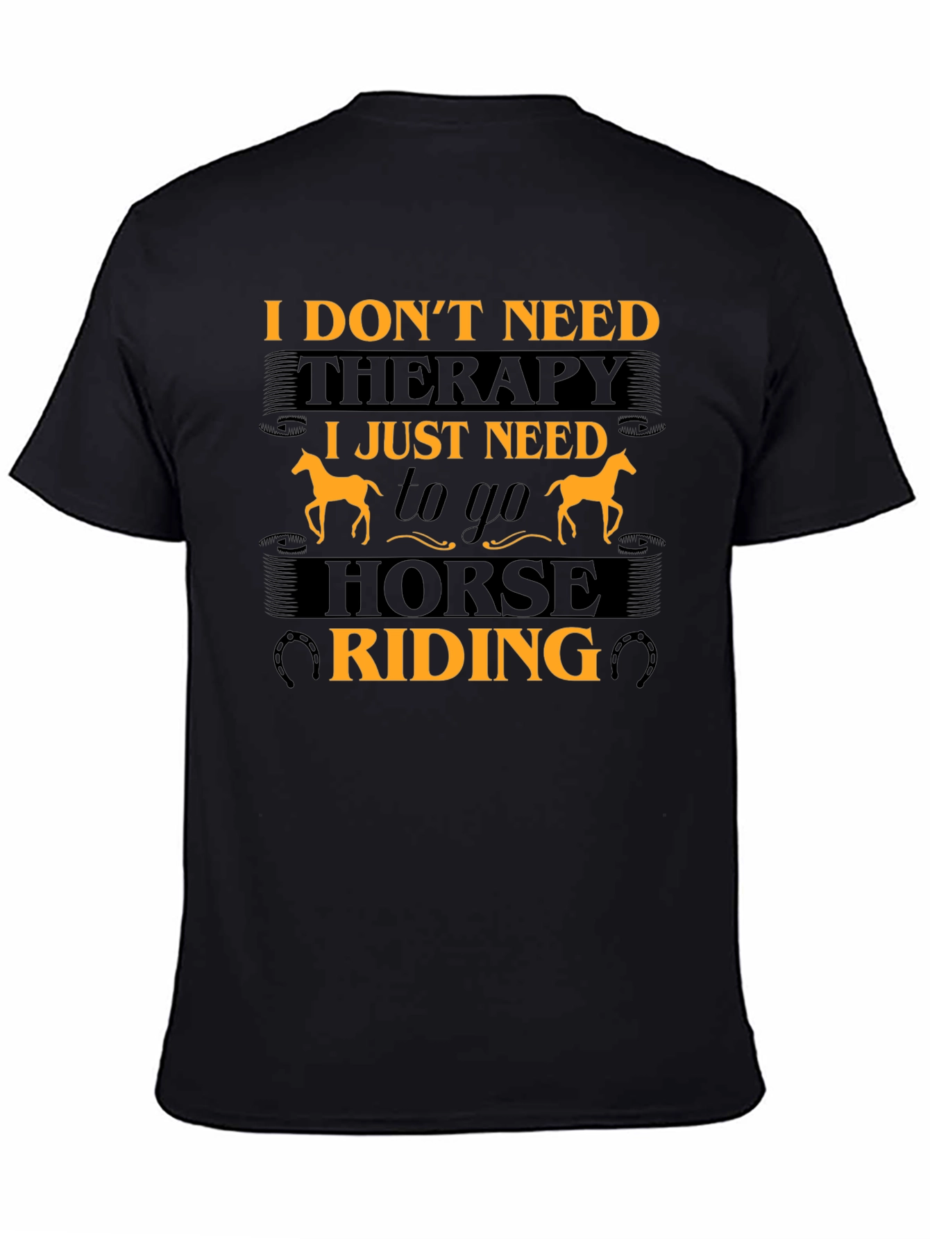 Horse Riding Therapy Graphic T-Shirt