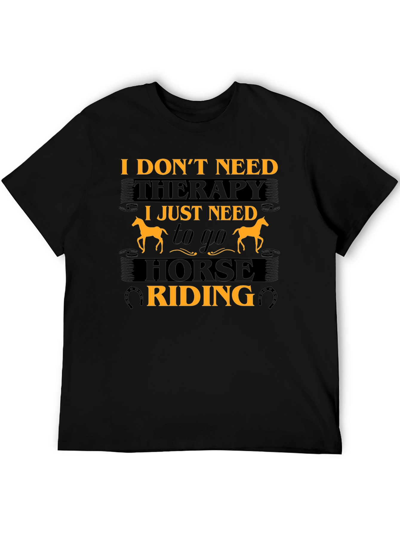 Horse Riding Therapy Graphic T-Shirt