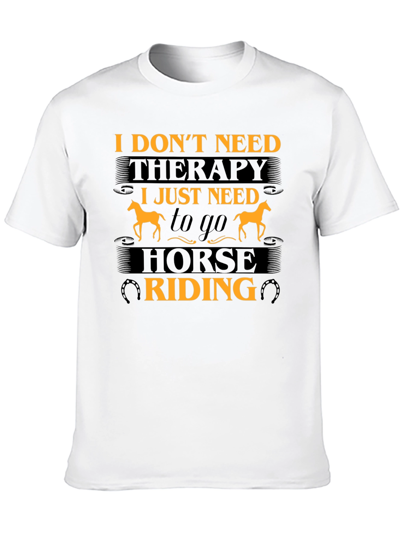 Horse Riding Therapy Graphic T-Shirt