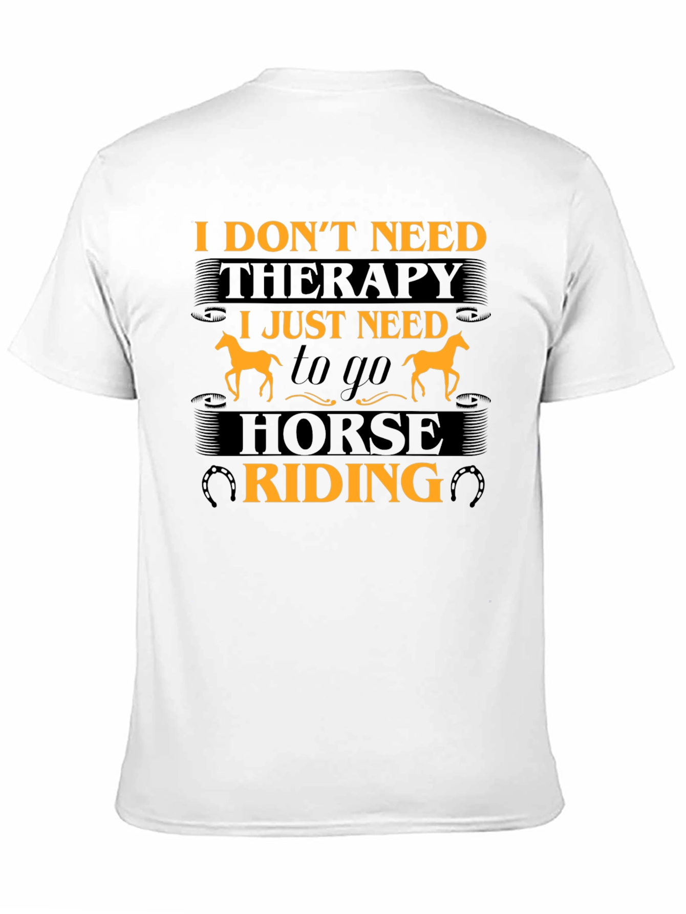 Horse Riding Therapy Graphic T-Shirt