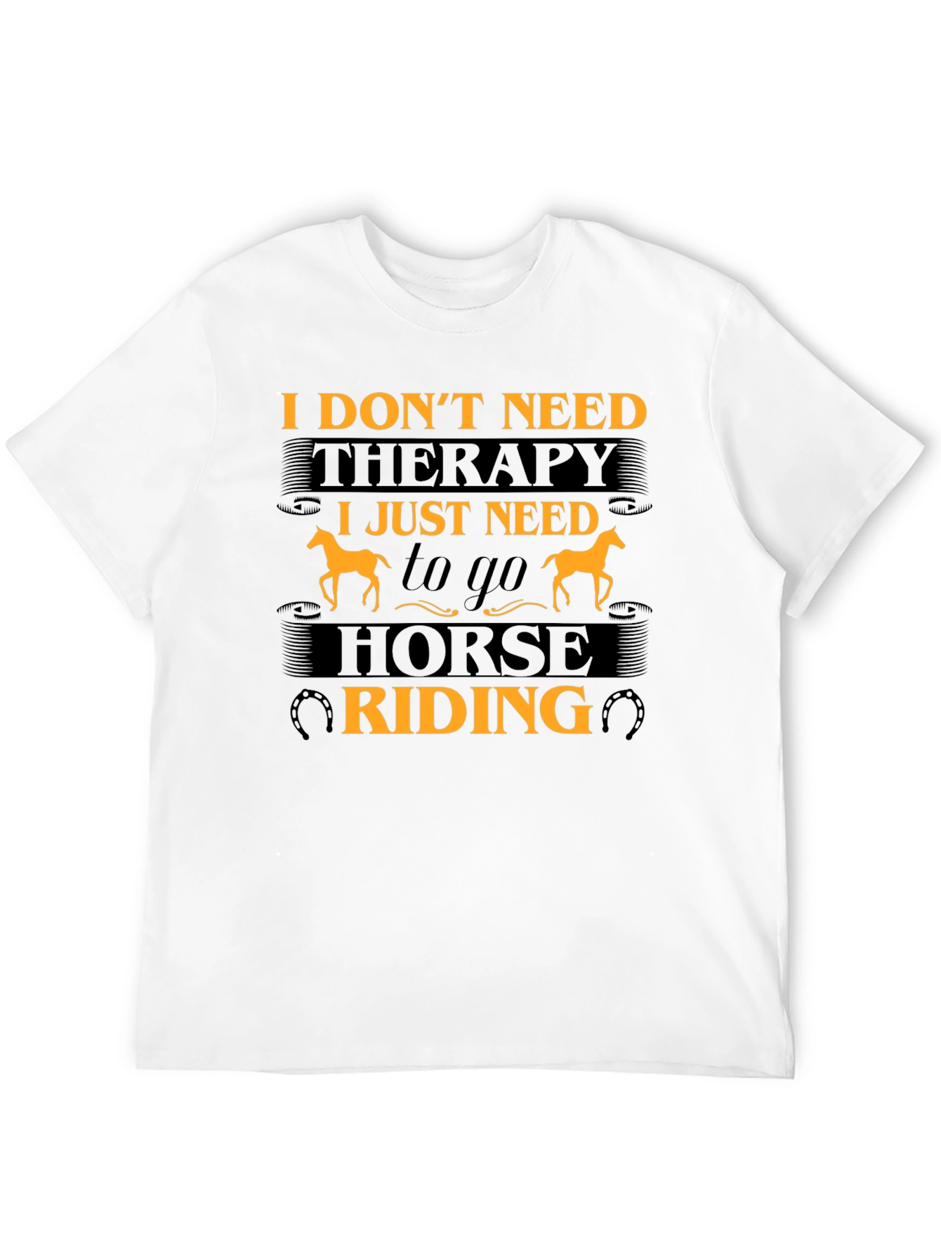 Horse Riding Therapy Graphic T-Shirt