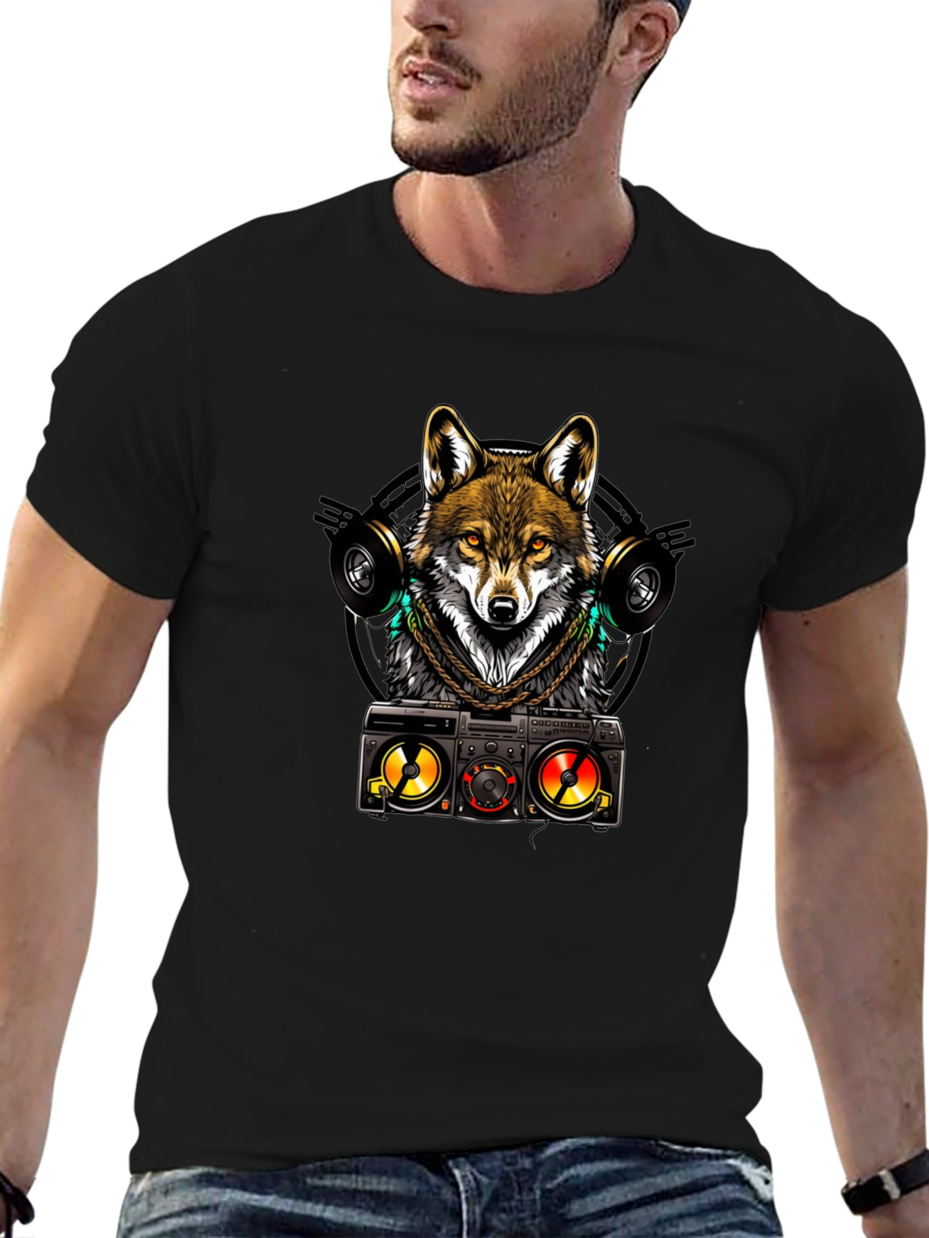 Urban Wolf DJ Graphic Tee