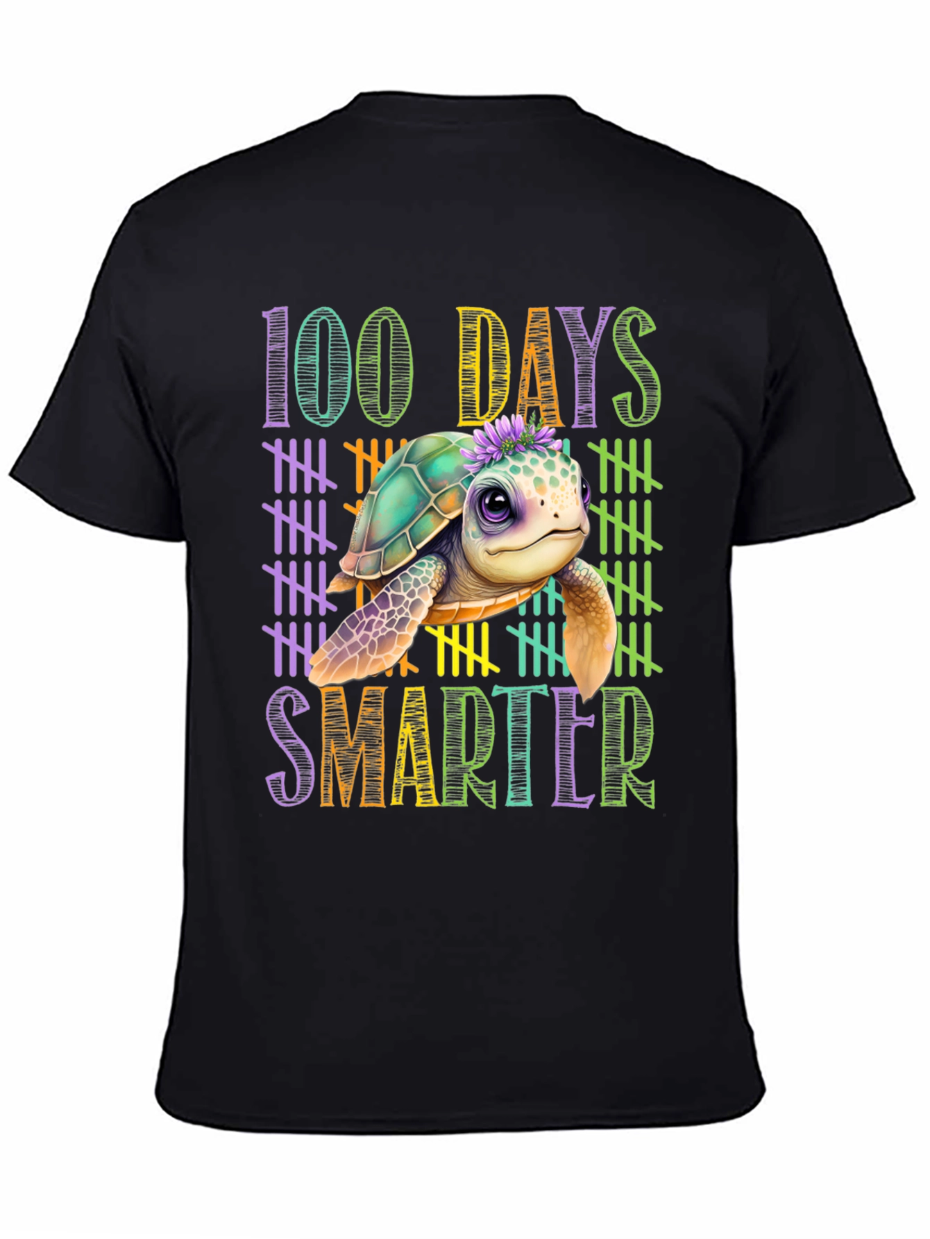 100 Days Smarter Turtle T-Shirt
