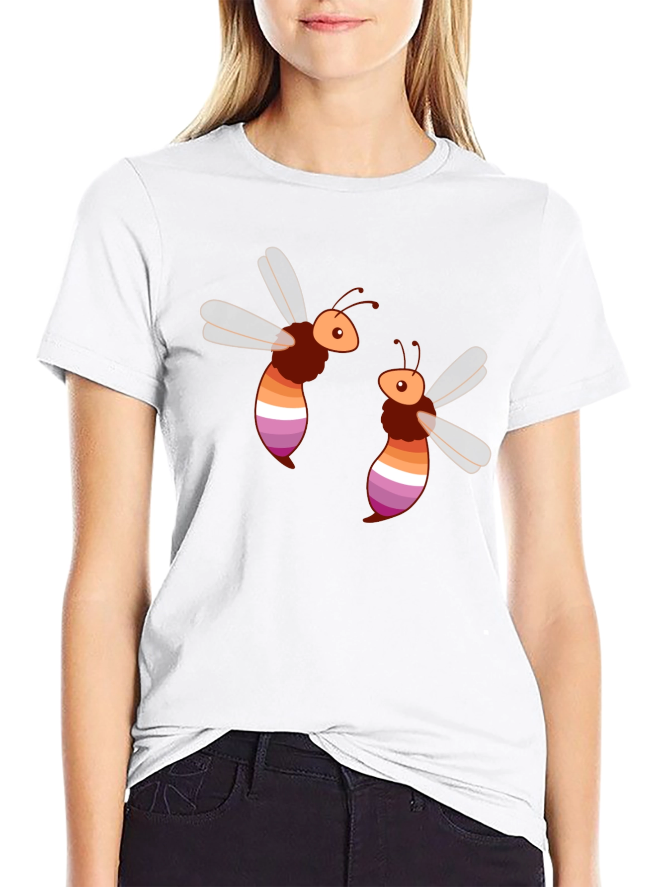 Lesbian Pride Bees T-Shirt