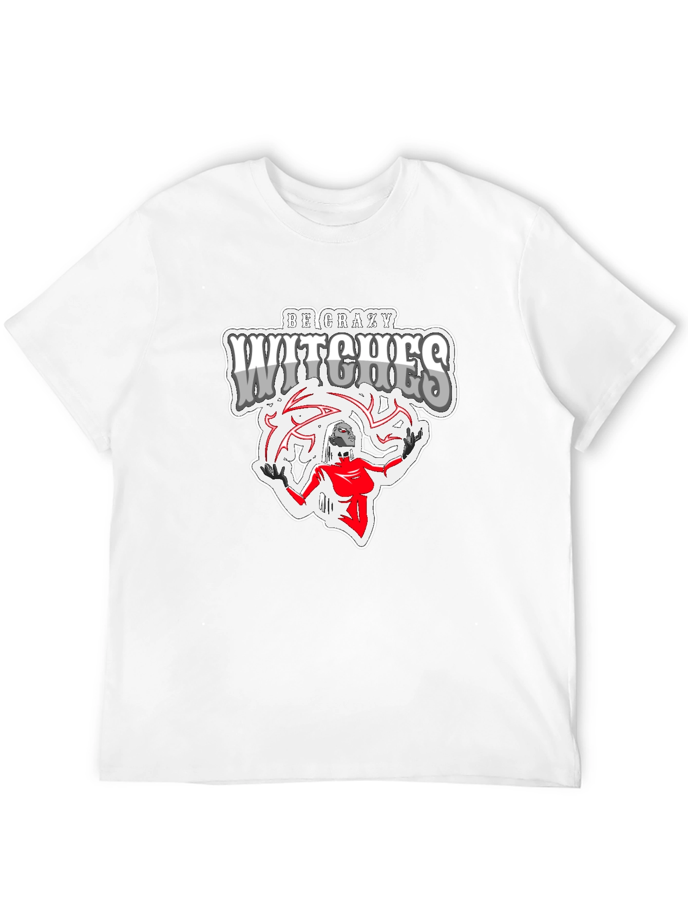 Be Crazy Witches Graphic Tee - Black