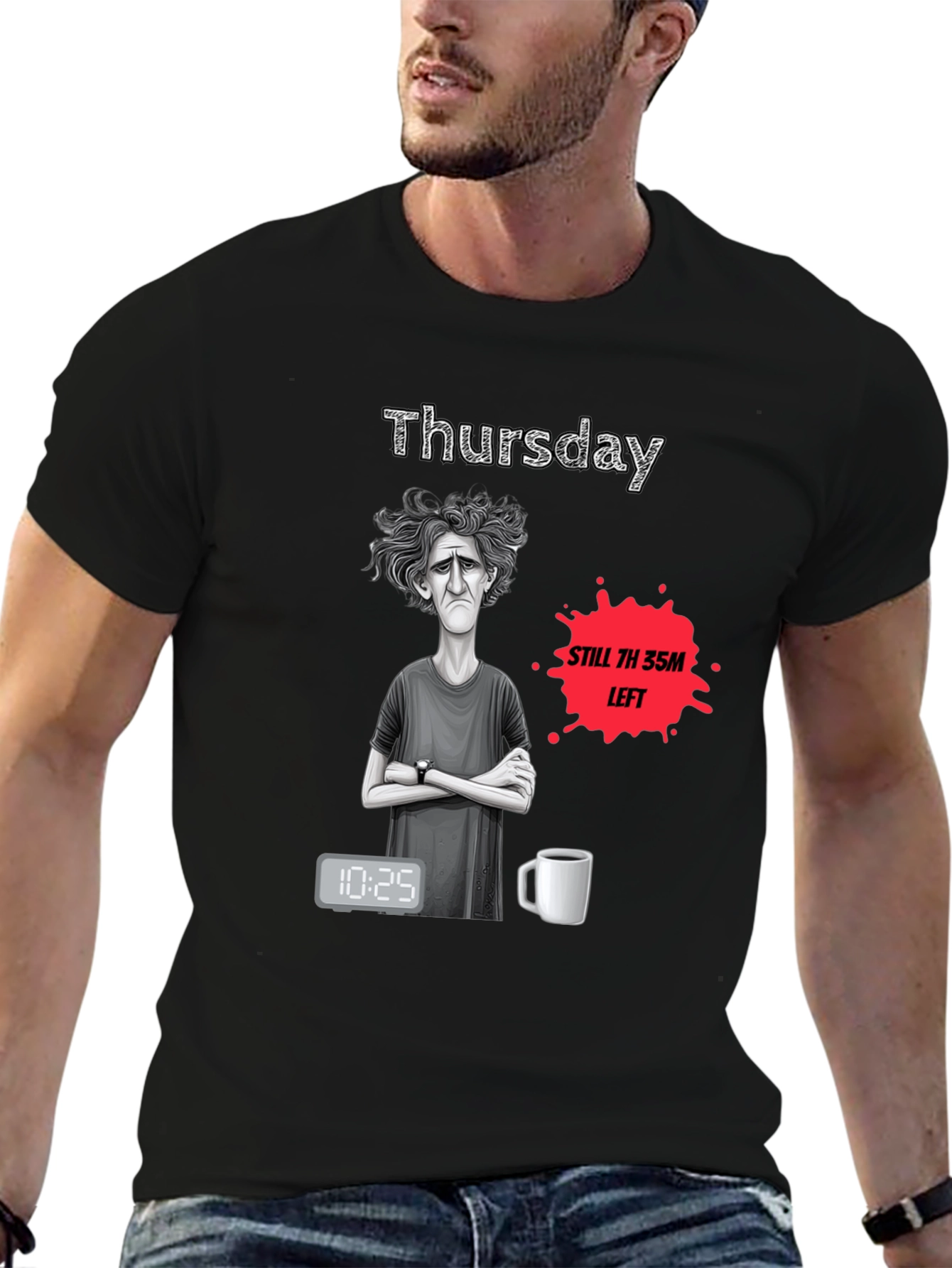 Thursday T-Shirt - Humorous Weary Design