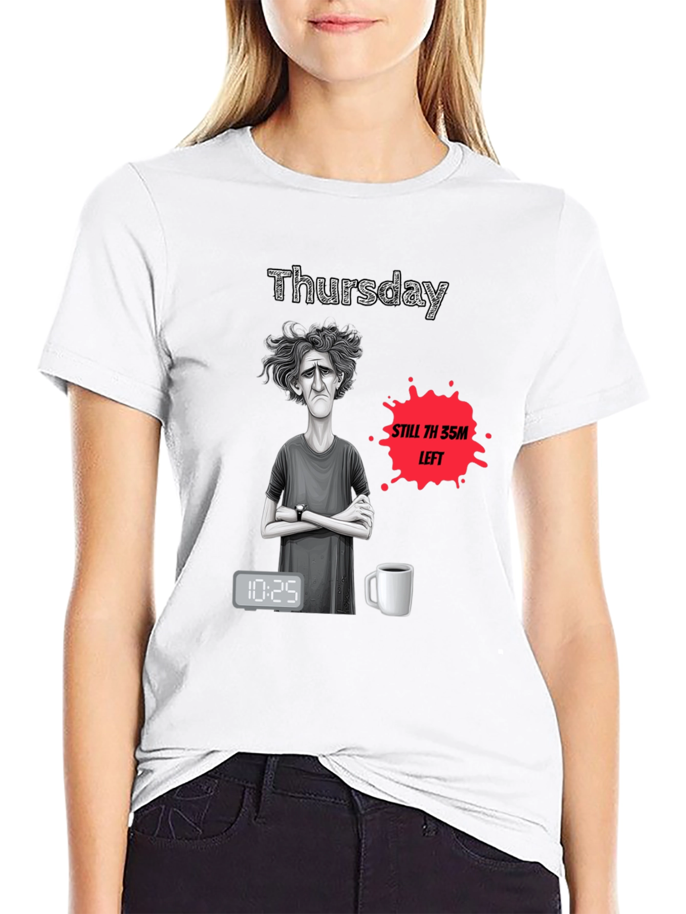 Thursday T-Shirt - Humorous Weary Design