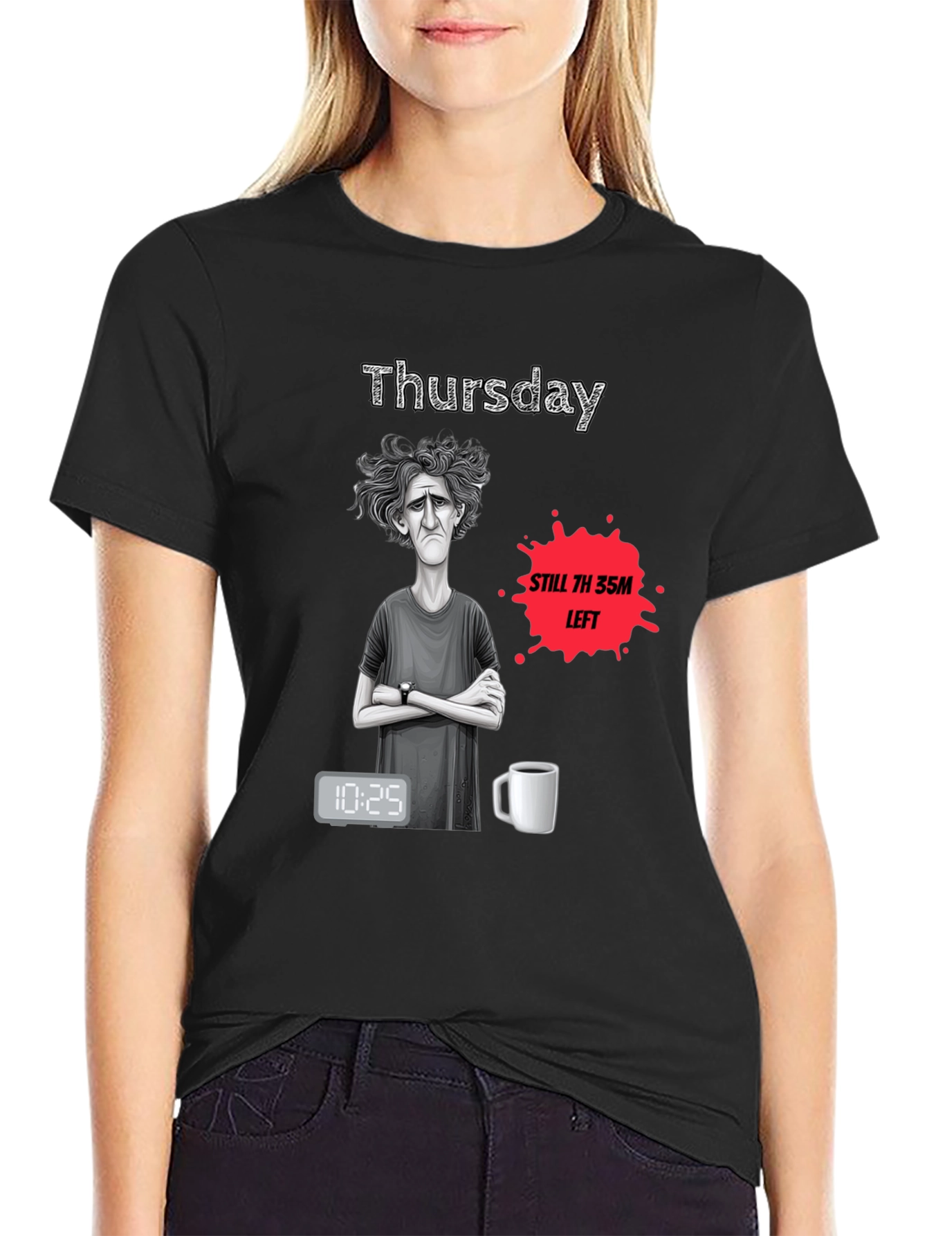 Thursday T-Shirt - Humorous Weary Design