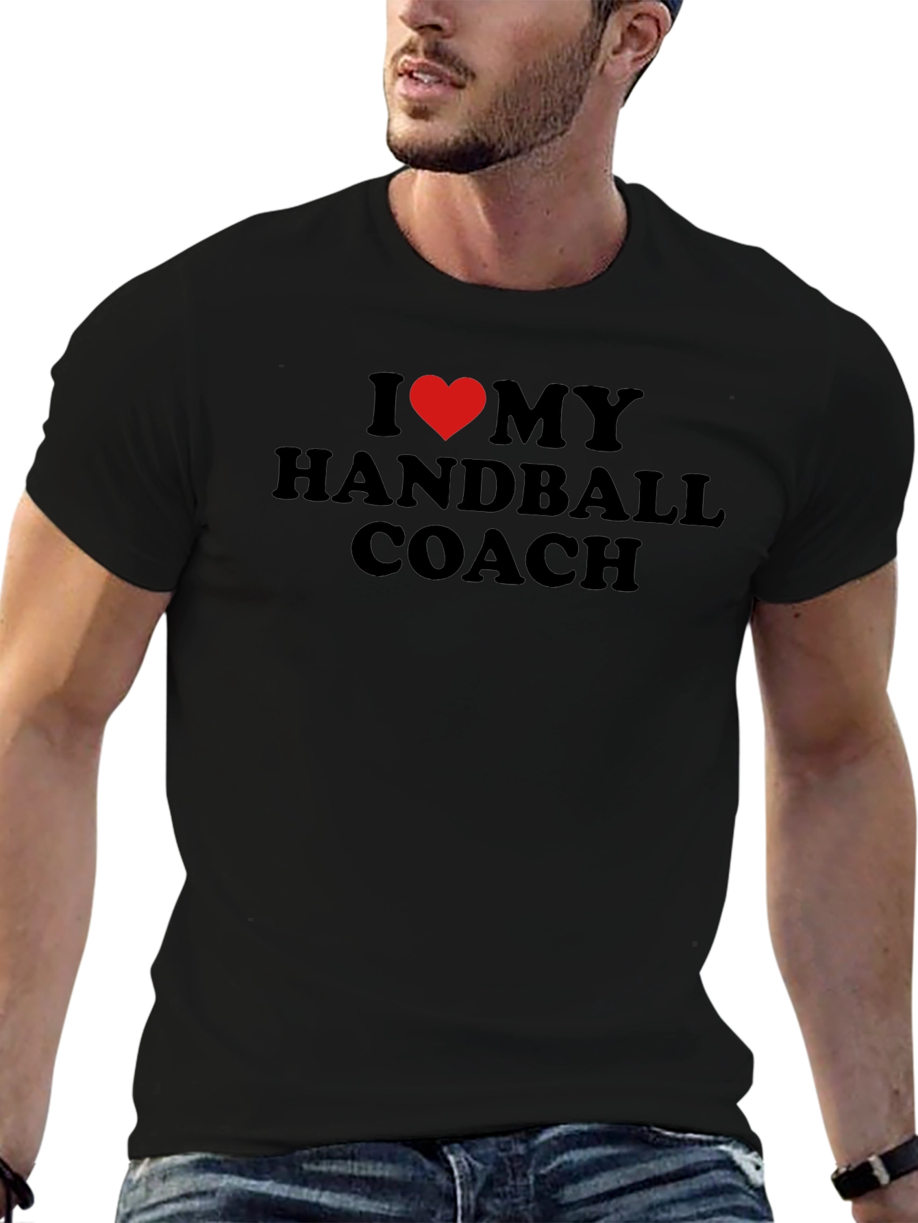 I Love My Handball Coach T-Shirt
