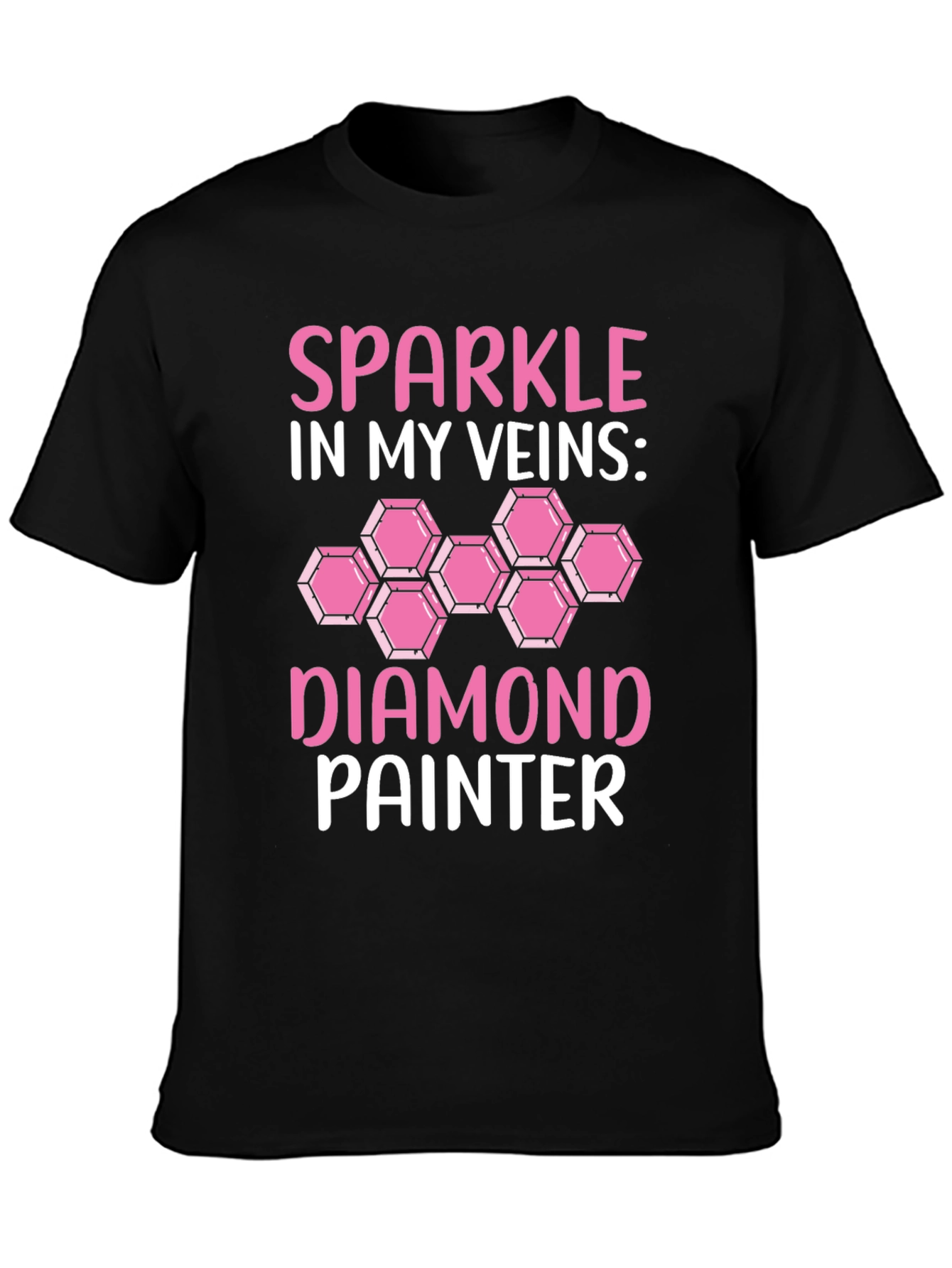 Sparkle in My Veins Diamond Painting T-Shirt