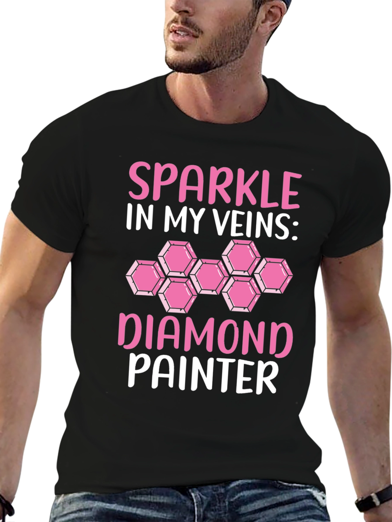 Sparkle in My Veins Diamond Painting T-Shirt