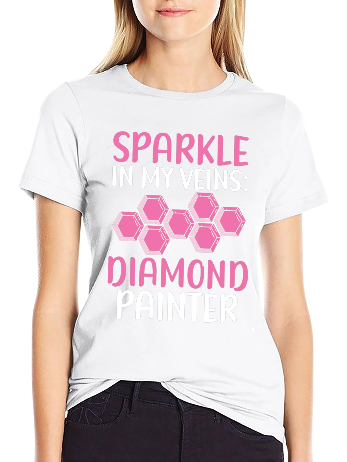 Sparkle in My Veins Diamond Painting T-Shirt