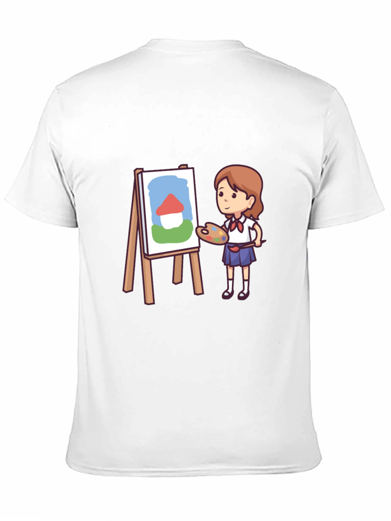 Artist Girl Graphic T-Shirt