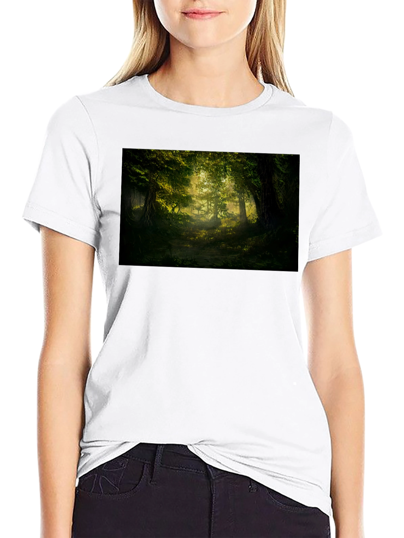 Enchanted Forest Graphic Tee - Nature Lovers Shirt