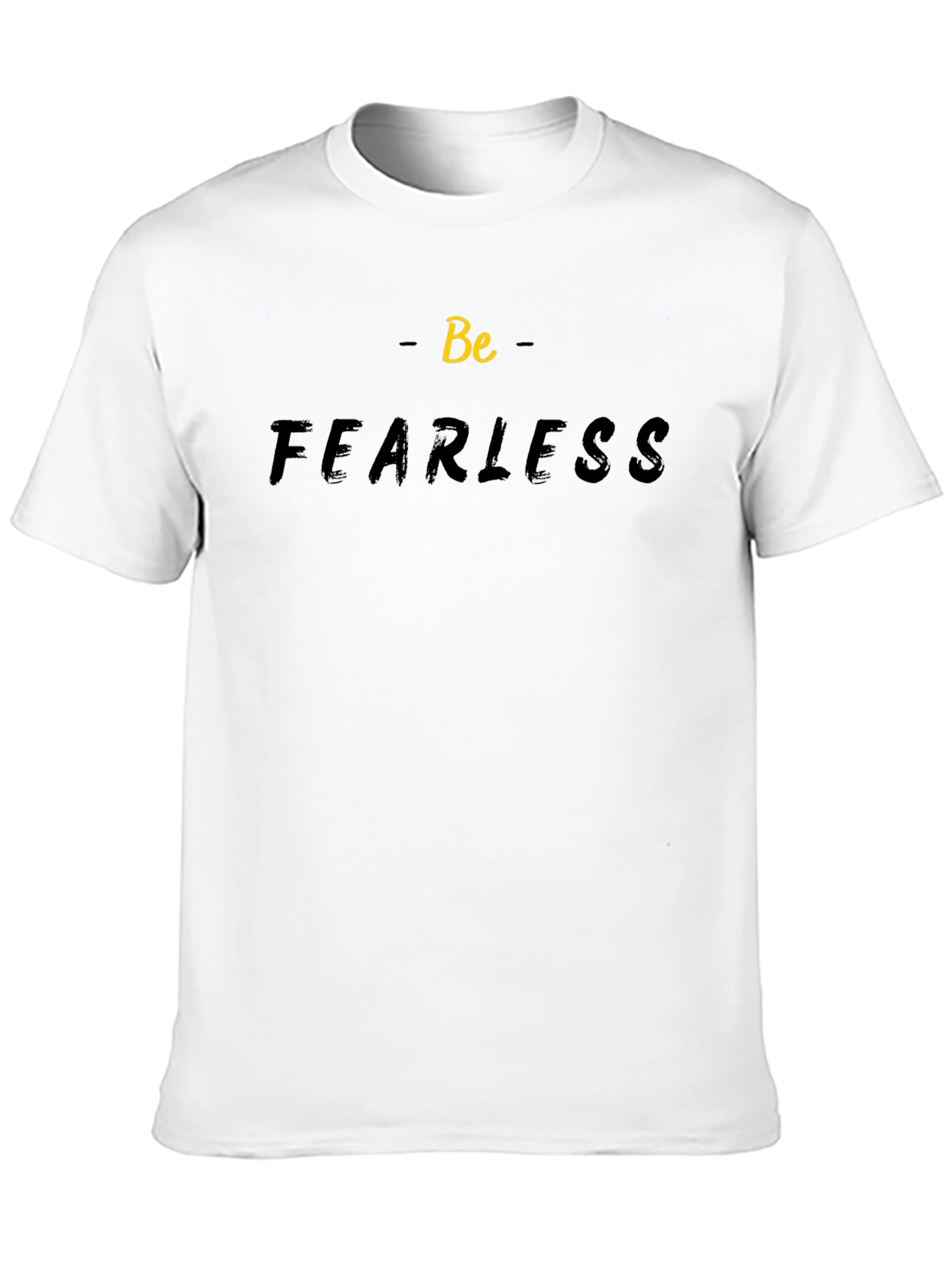 Be Fearless Black Graphic Tee