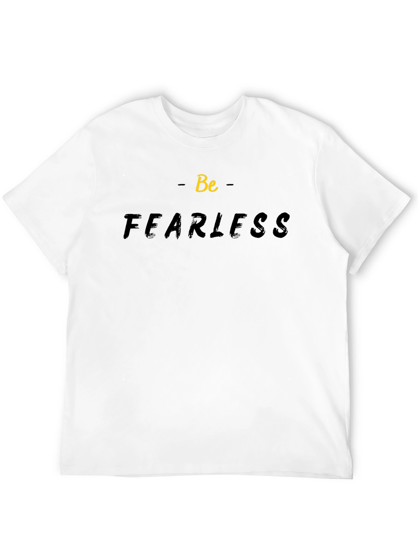 Be Fearless Black Graphic Tee