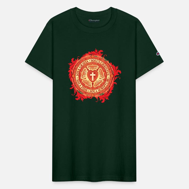 Luther Rose - Gothic Red - Christian