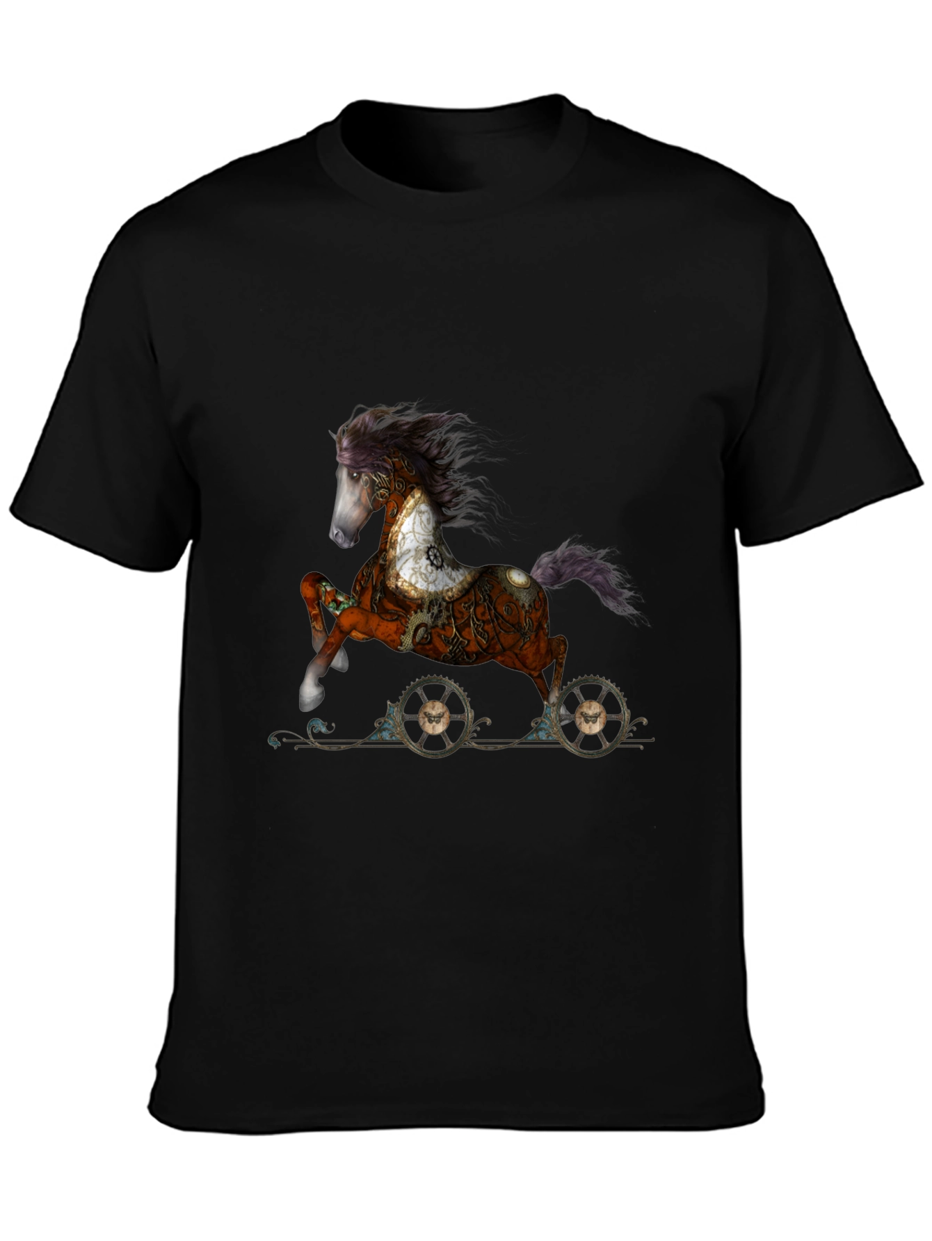 Steampunk Horse T-Shirt - Unique Graphic Tee