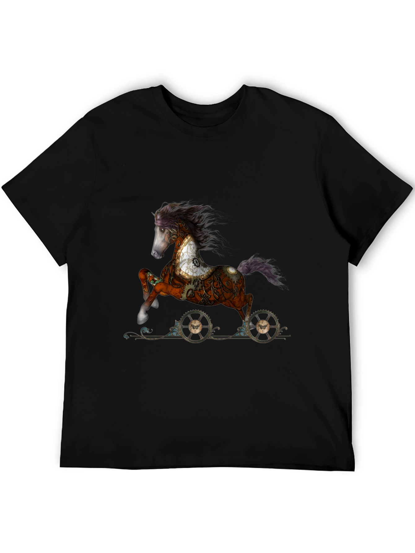 Steampunk Horse T-Shirt - Unique Graphic Tee