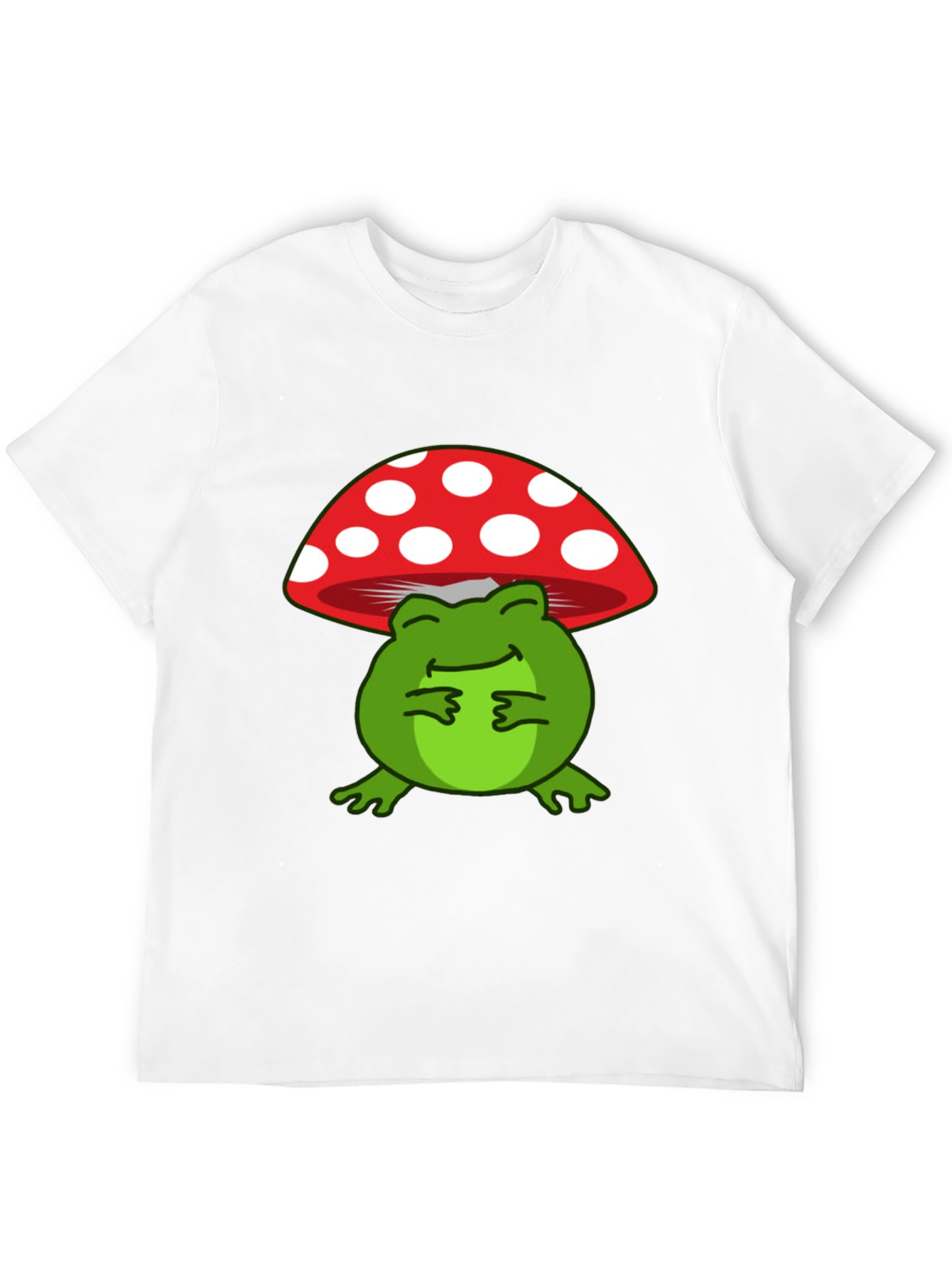 Frog Under Mushroom T-Shirt - Comfy & Stylish