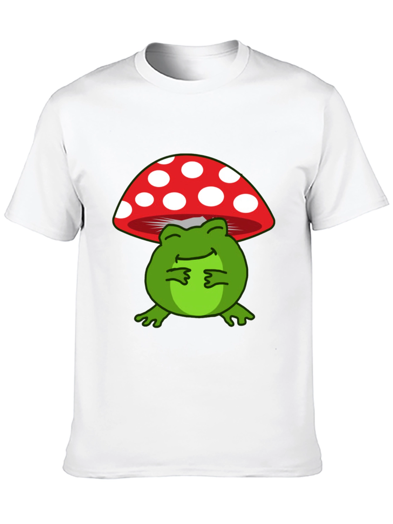 Frog Under Mushroom T-Shirt - Comfy & Stylish