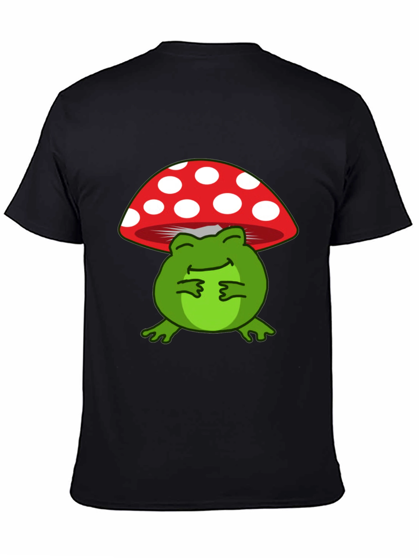 Frog Under Mushroom T-Shirt - Comfy & Stylish
