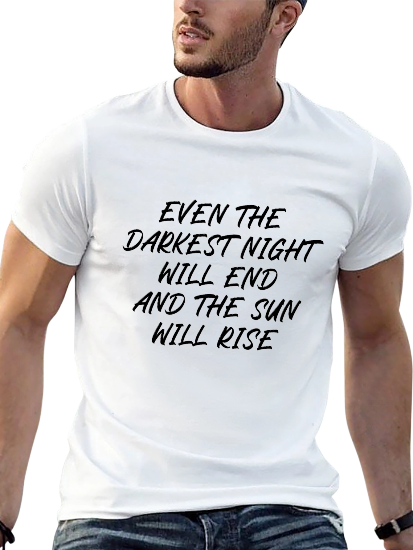 Inspirational Quote Black T-Shirt