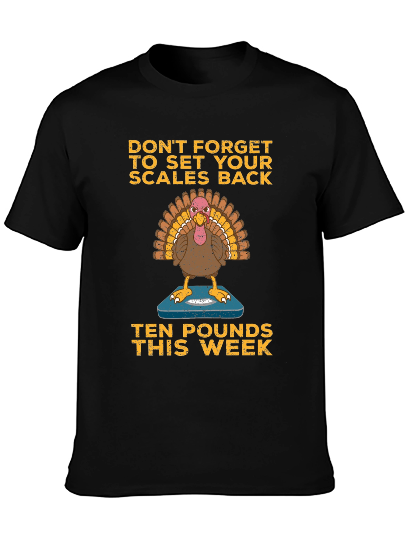 Funny Thanksgiving Turkey Diet T-Shirt