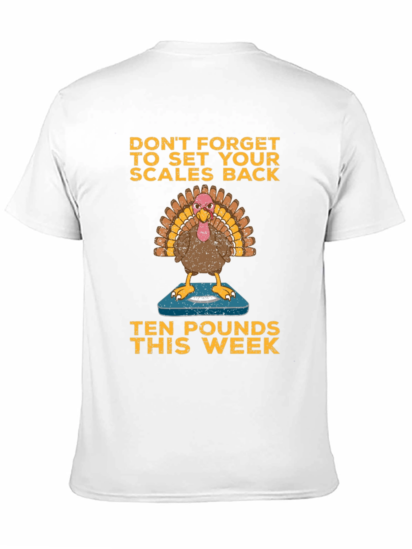 Funny Thanksgiving Turkey Diet T-Shirt