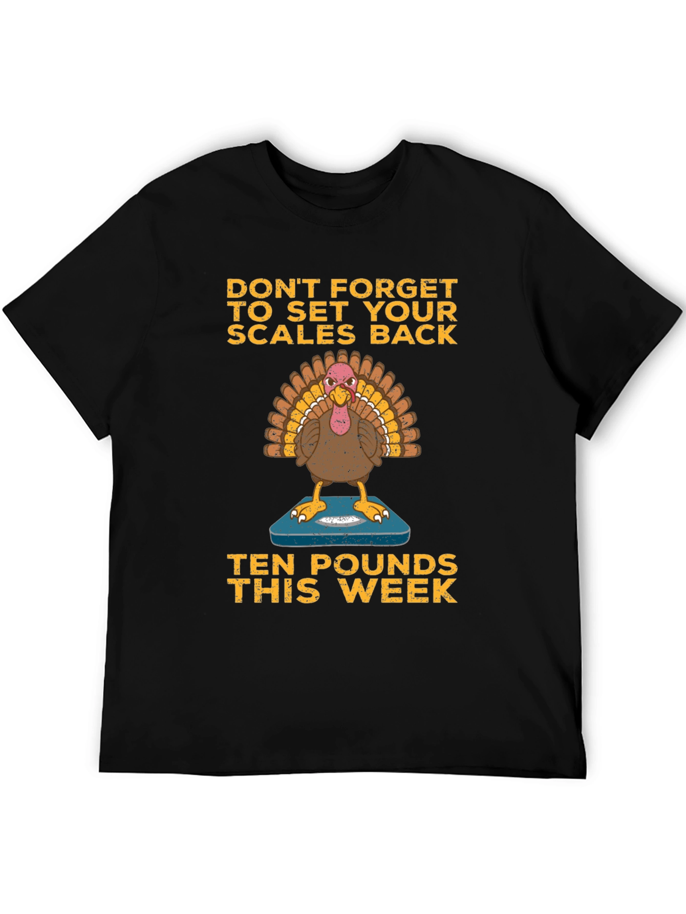 Funny Thanksgiving Turkey Diet T-Shirt