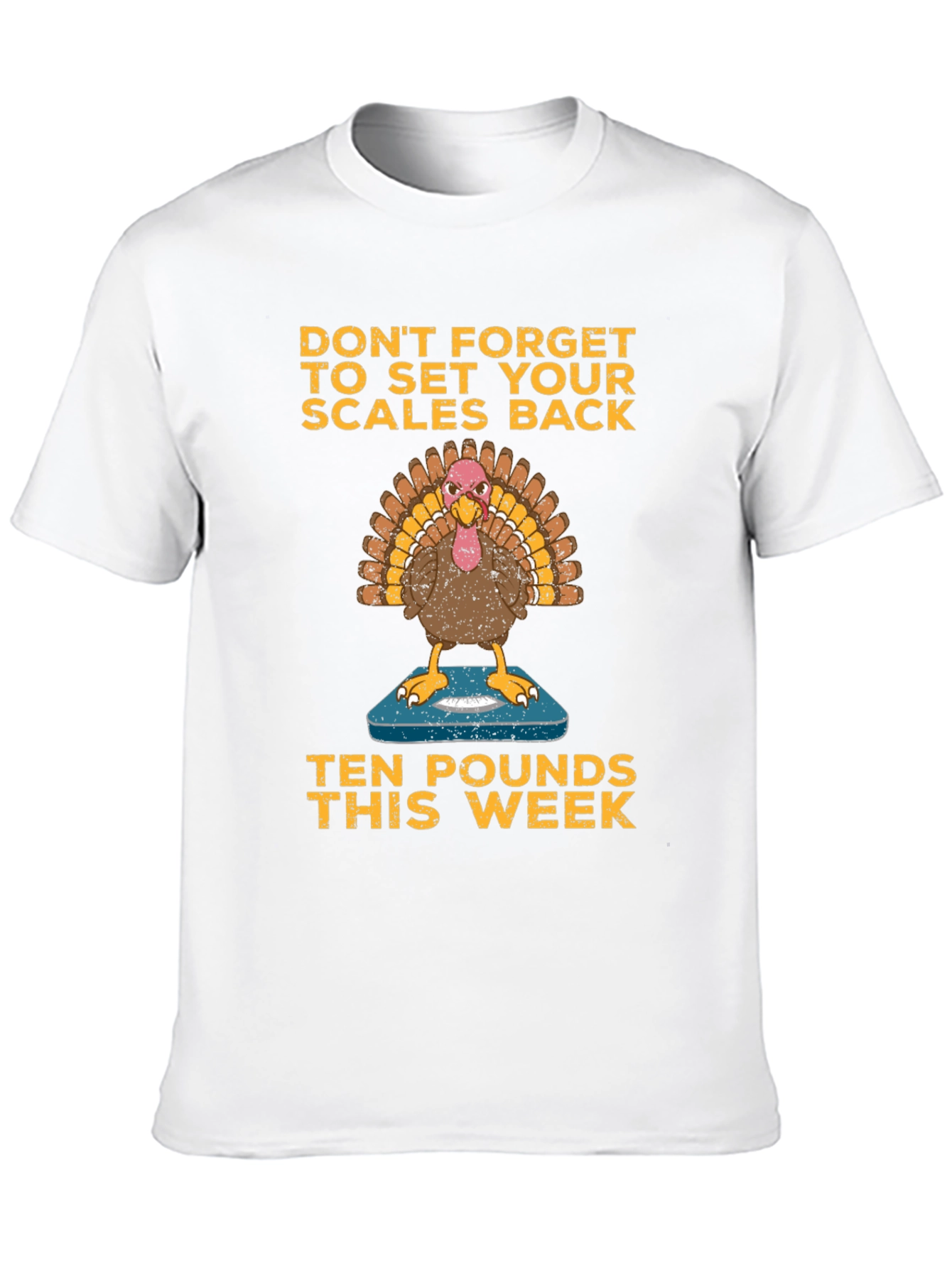 Funny Thanksgiving Turkey Diet T-Shirt